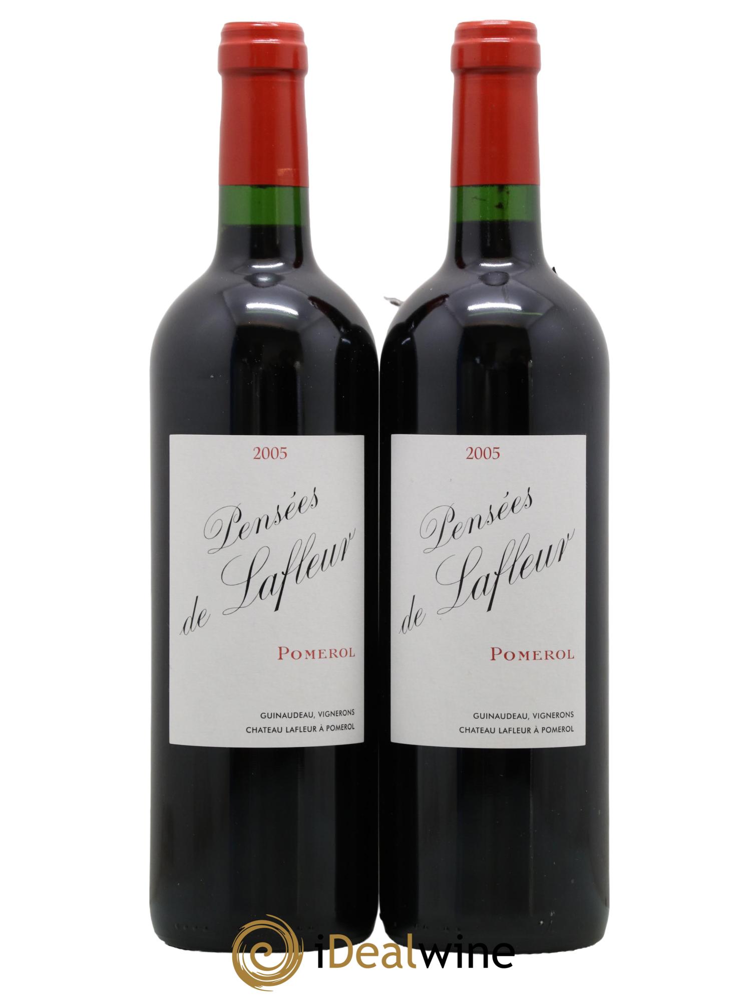 Pensées de Lafleur Second Vin 2005 - Lot de 2 bouteilles - 0