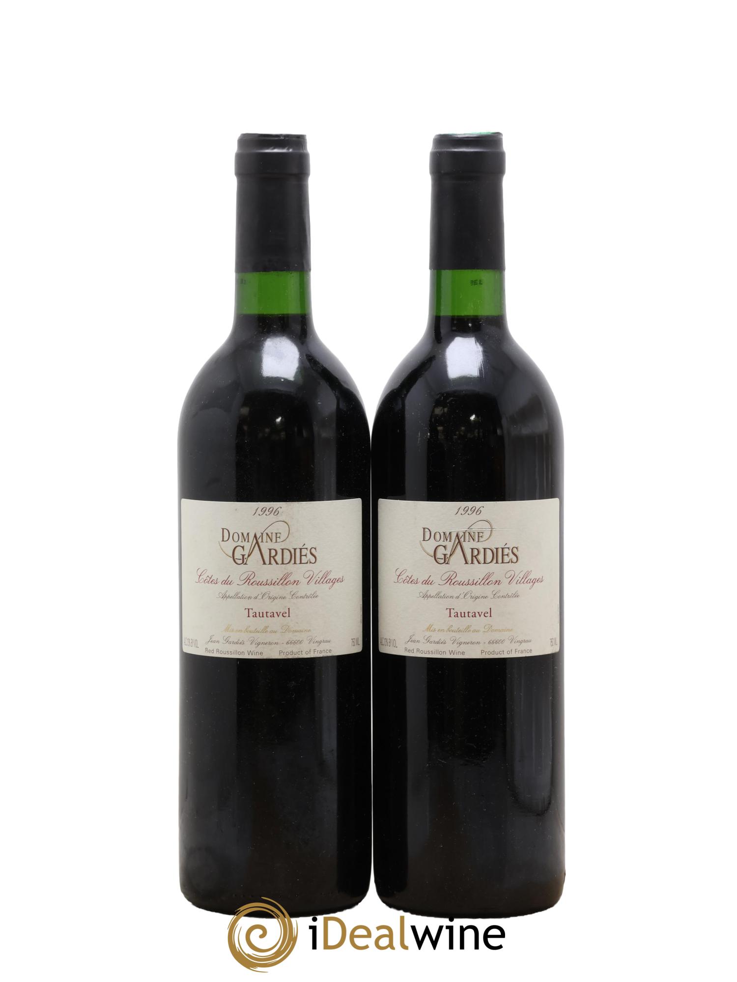 Côtes du Roussillon Tautavel Domaine Gardies 1996 - Lotto di 2 bottiglie - 0