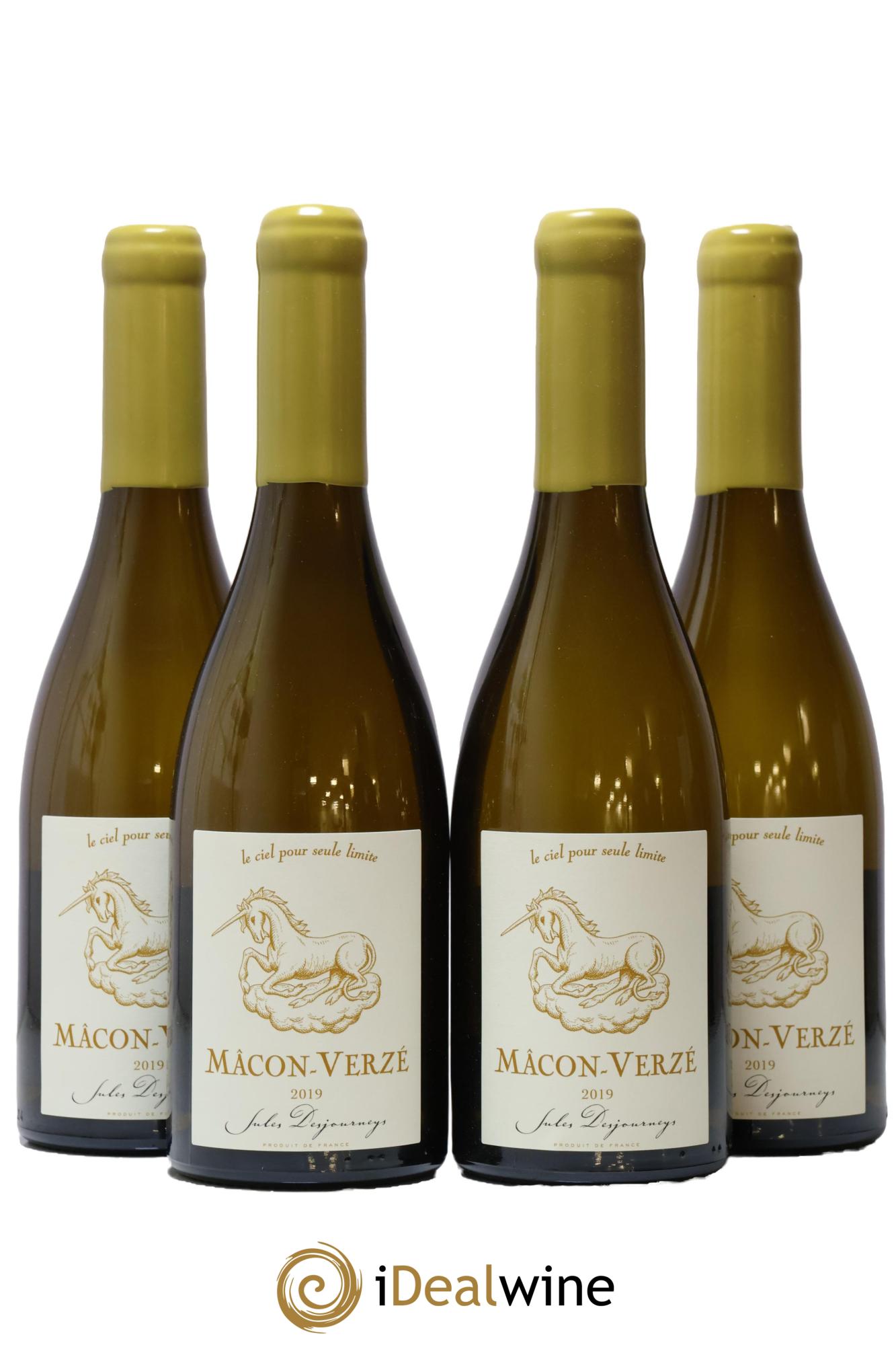 Mâcon-Verzé Jules Desjourneys 2019 - Lot de 4 bouteilles - 0