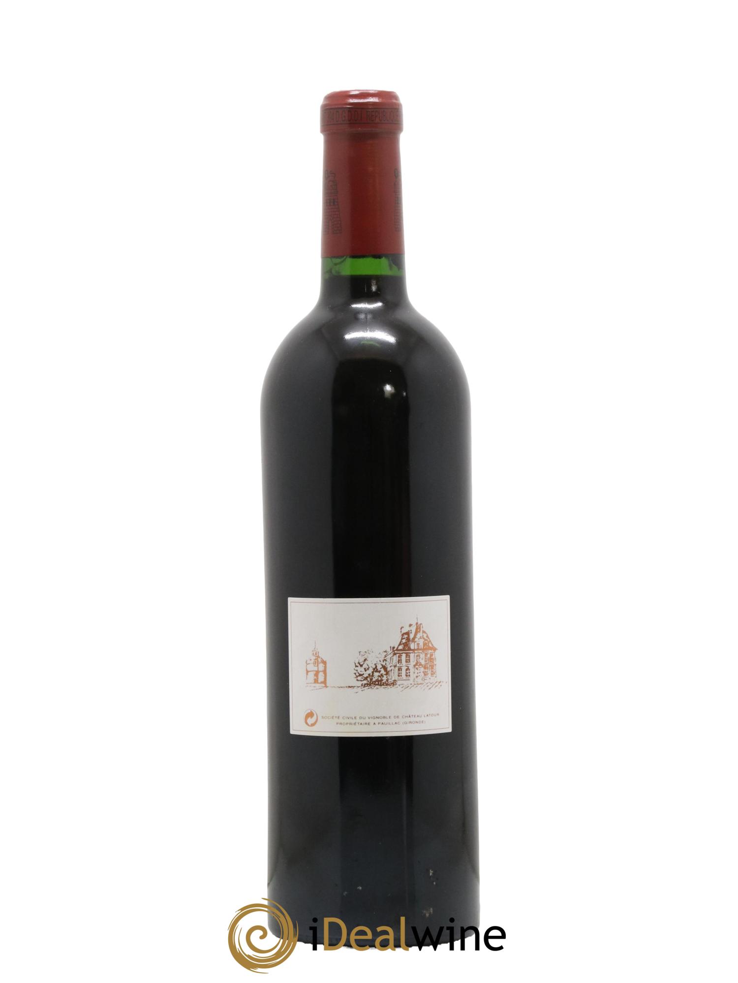 Château Latour 1er Grand Cru Classé  1998 - Lot de 1 bouteille - 1
