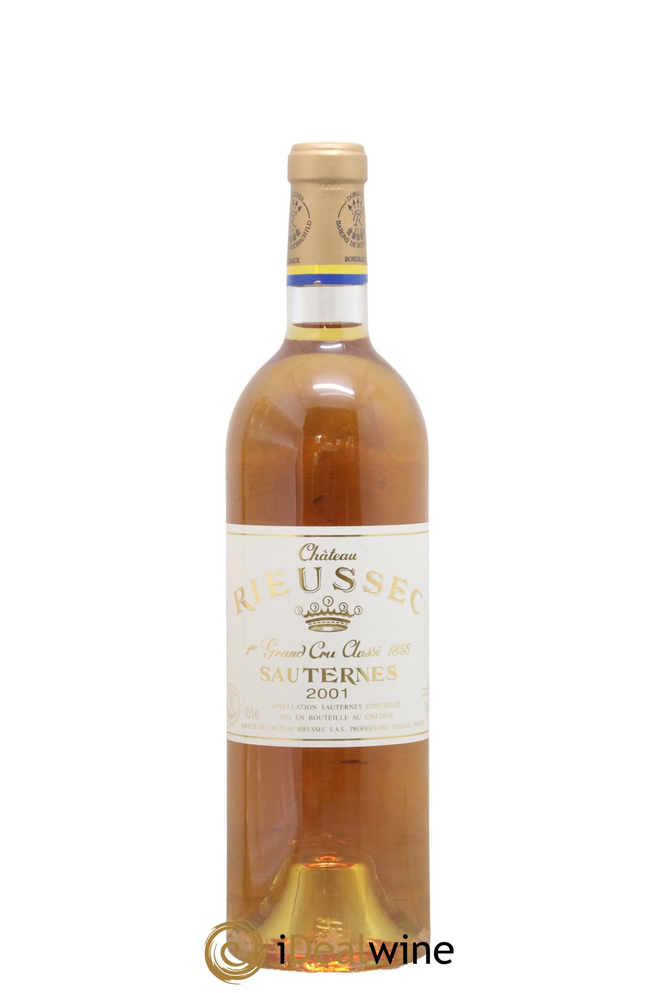 Château Rieussec 1er Grand Cru Classé 2001 - Lot de 1 bouteille - 0