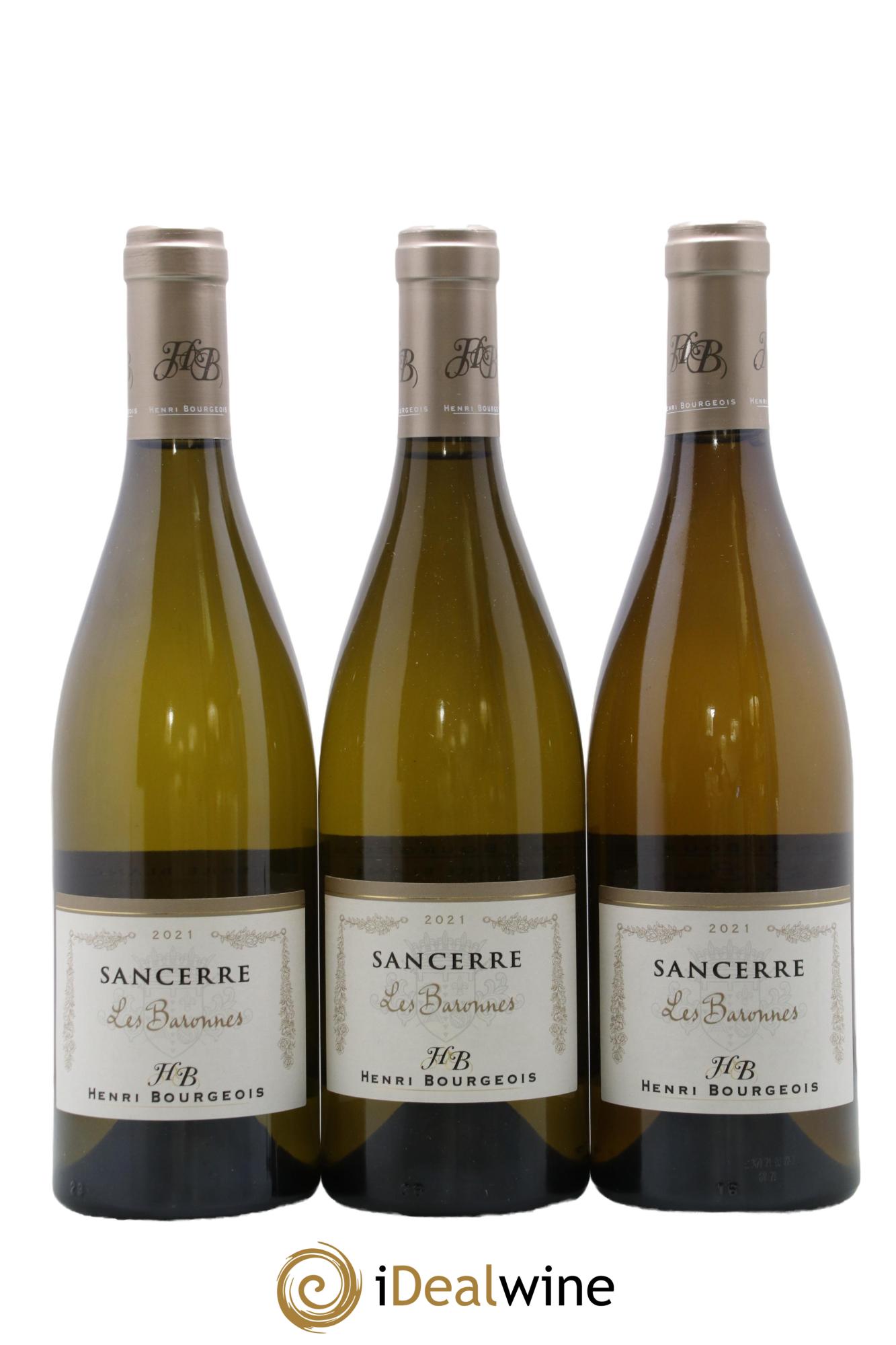 Sancerre Les Baronnes Henri Bourgeois 2021 - Lot de 3 bouteilles - 0