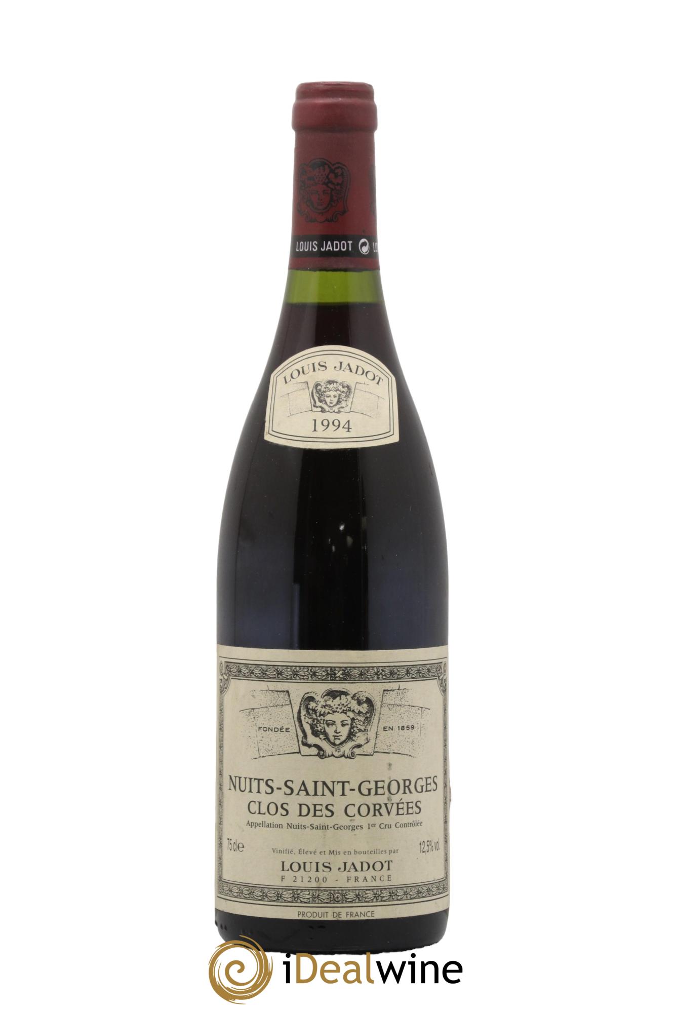 Nuits-Saint-Georges 1er Cru Clos des Corvées Louis Jadot 1994 - Lot de 1 bouteille - 0