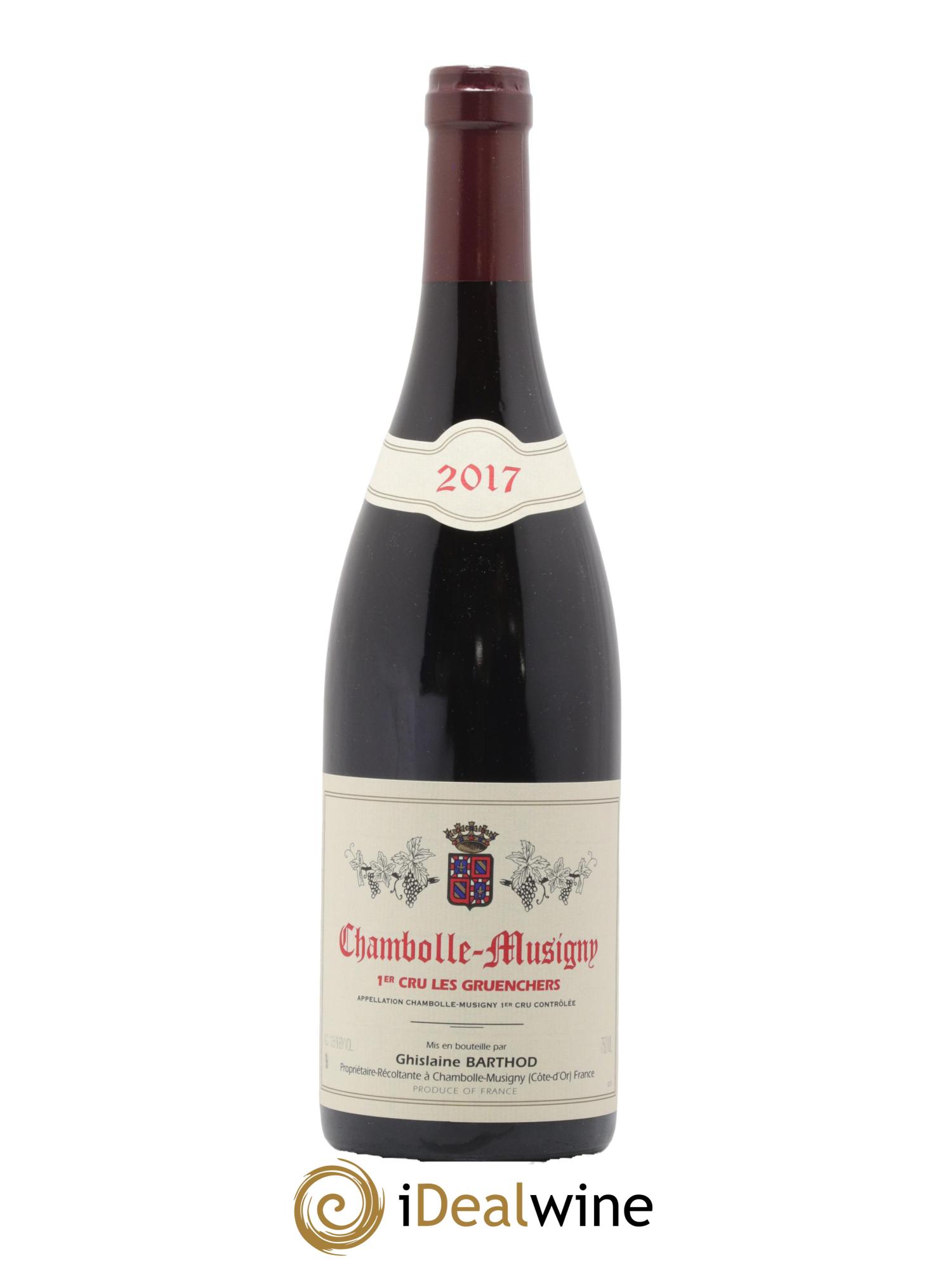 Chambolle-Musigny 1er Cru Les Gruenchers Ghislaine Barthod 2017 - Lot de 1 bouteille - 0