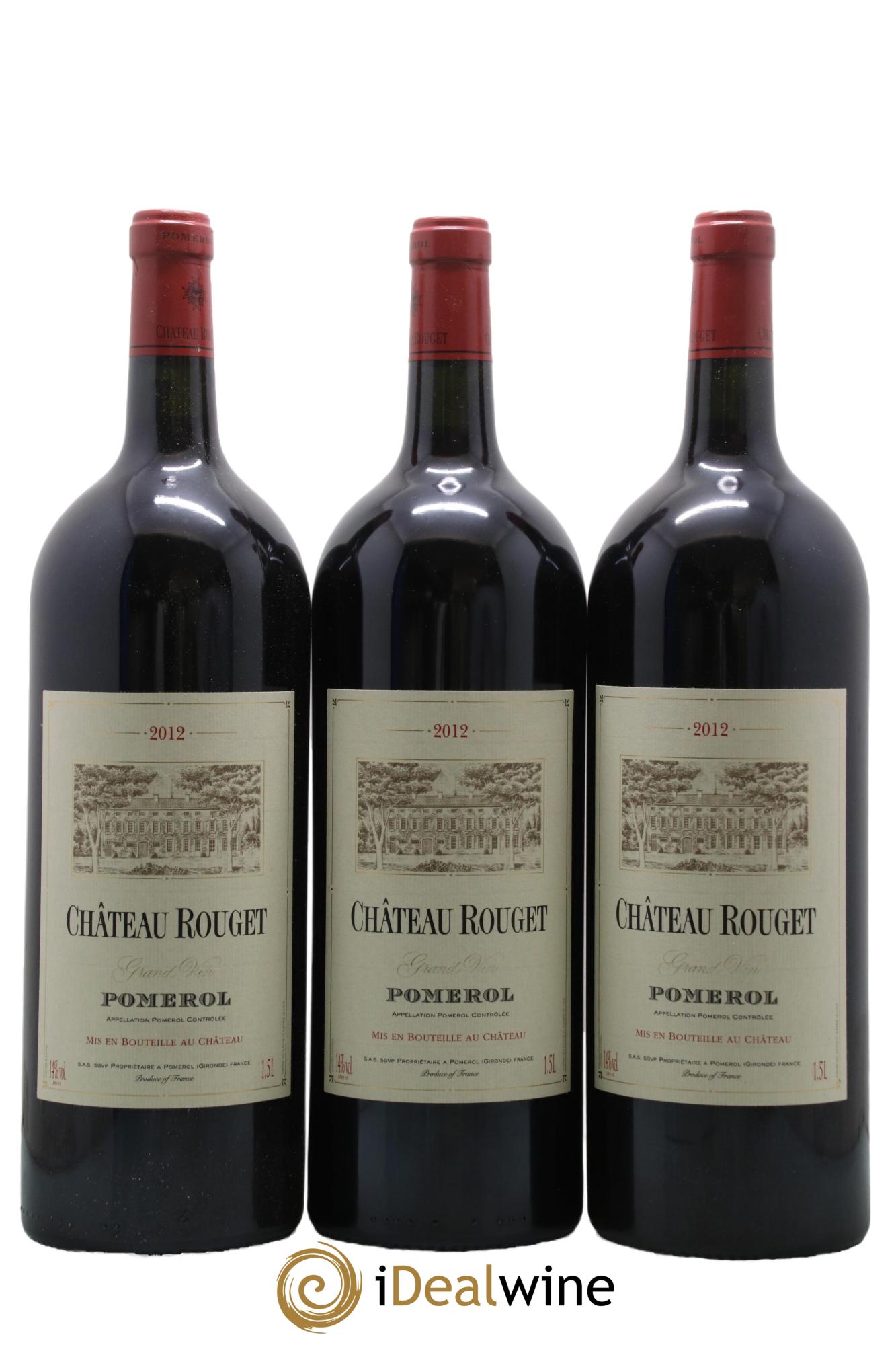 Château Rouget 2012 - Lot of 6 magnums - 2