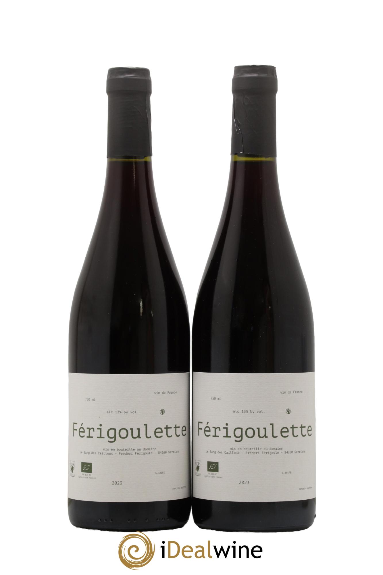 Vin de France Domaine le Sang des Cailloux Férigoulette 2023 - Lot de 2 bouteilles - 0