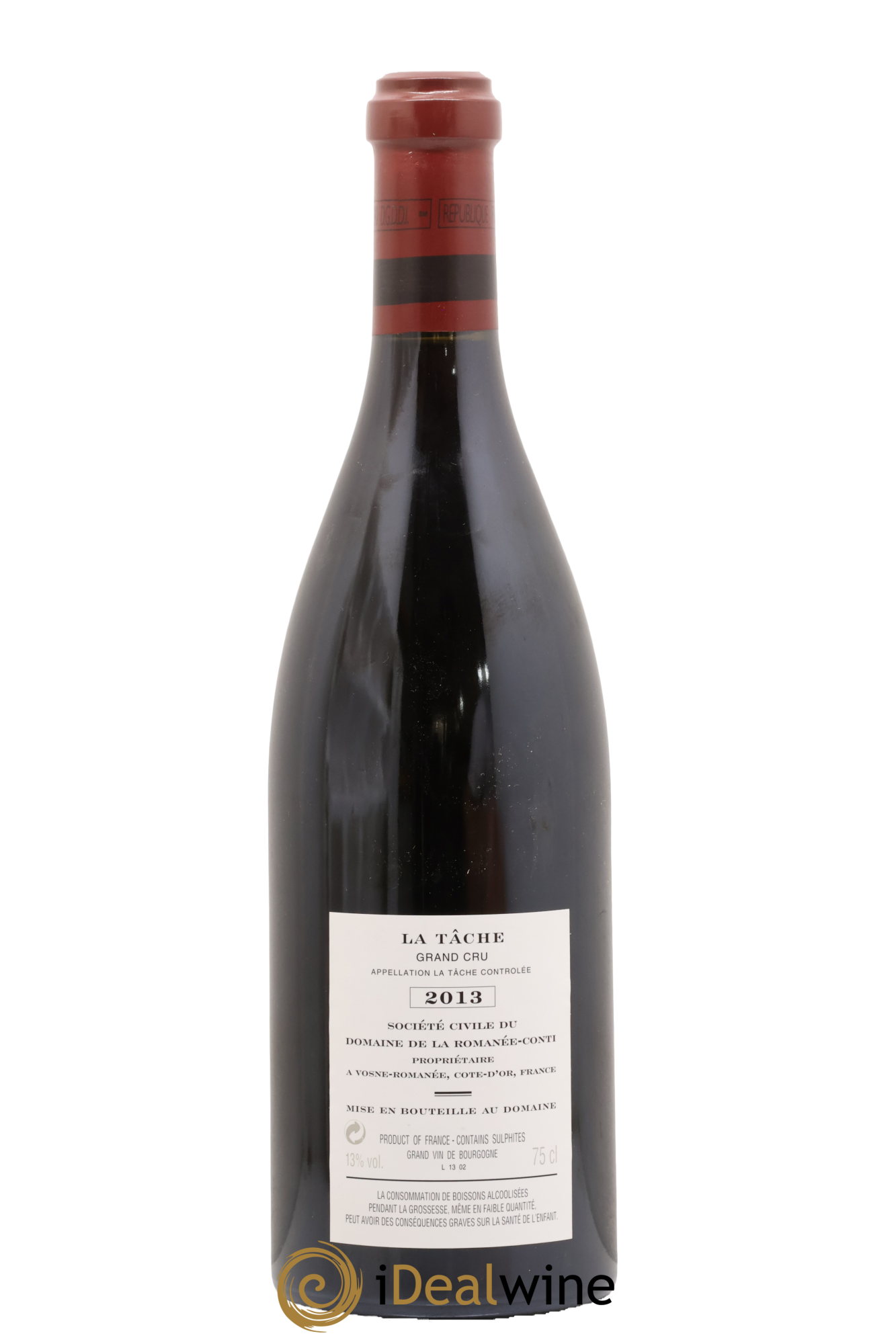 La Tâche Grand Cru Domaine de la Romanée-Conti 2013 - Lot de 1 bouteille - 1