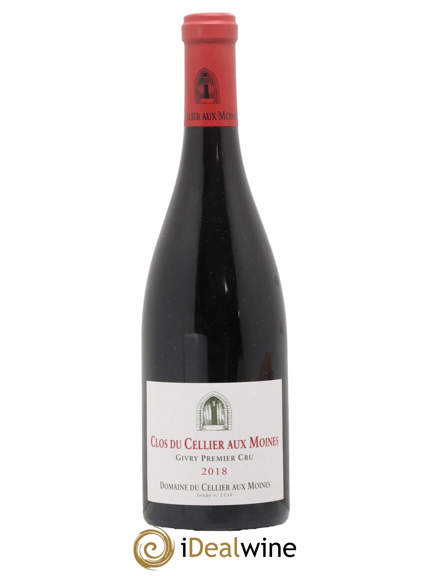Givry 1er Cru Clos du Cellier aux moines Cellier aux Moines (Domaine) 2018 - Lot de 1 bouteille - 0