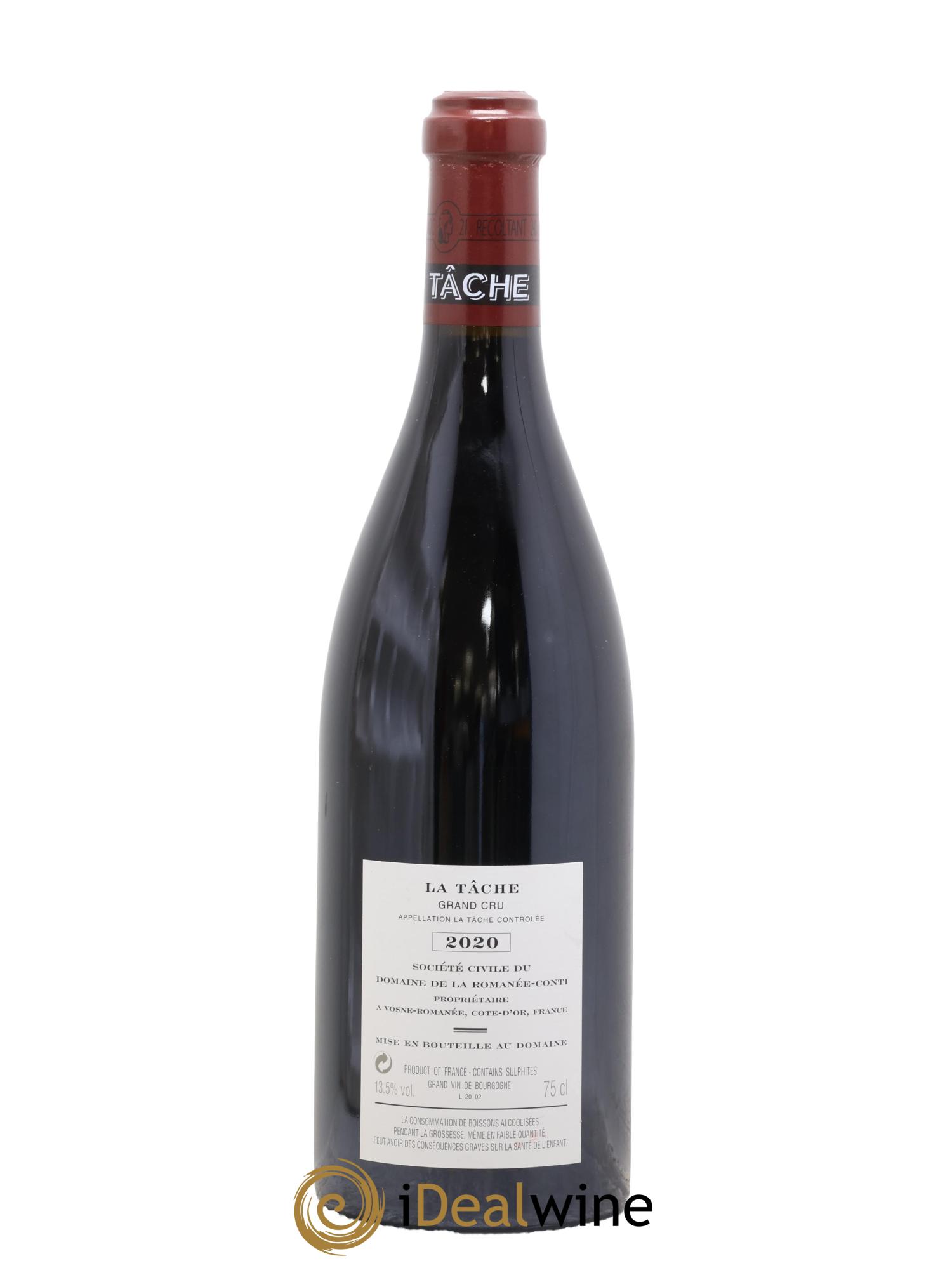 La Tâche Grand Cru Domaine de la Romanée-Conti 2020 - Lotto di 1 bottiglia - 1