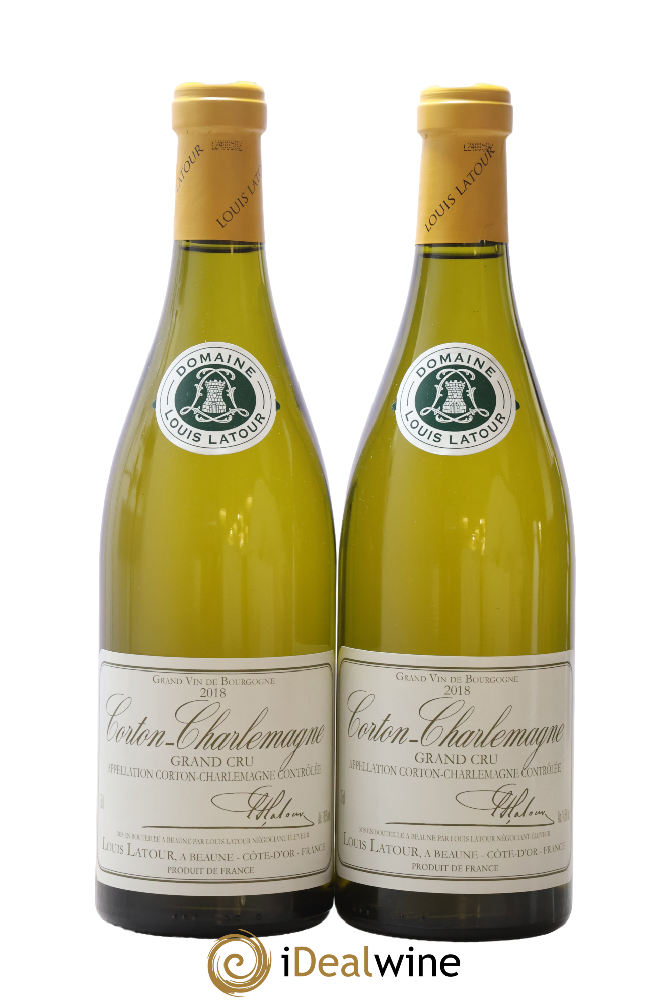 Corton-Charlemagne Grand Cru Louis Latour 2018 - Lot de 2 bouteilles - 0