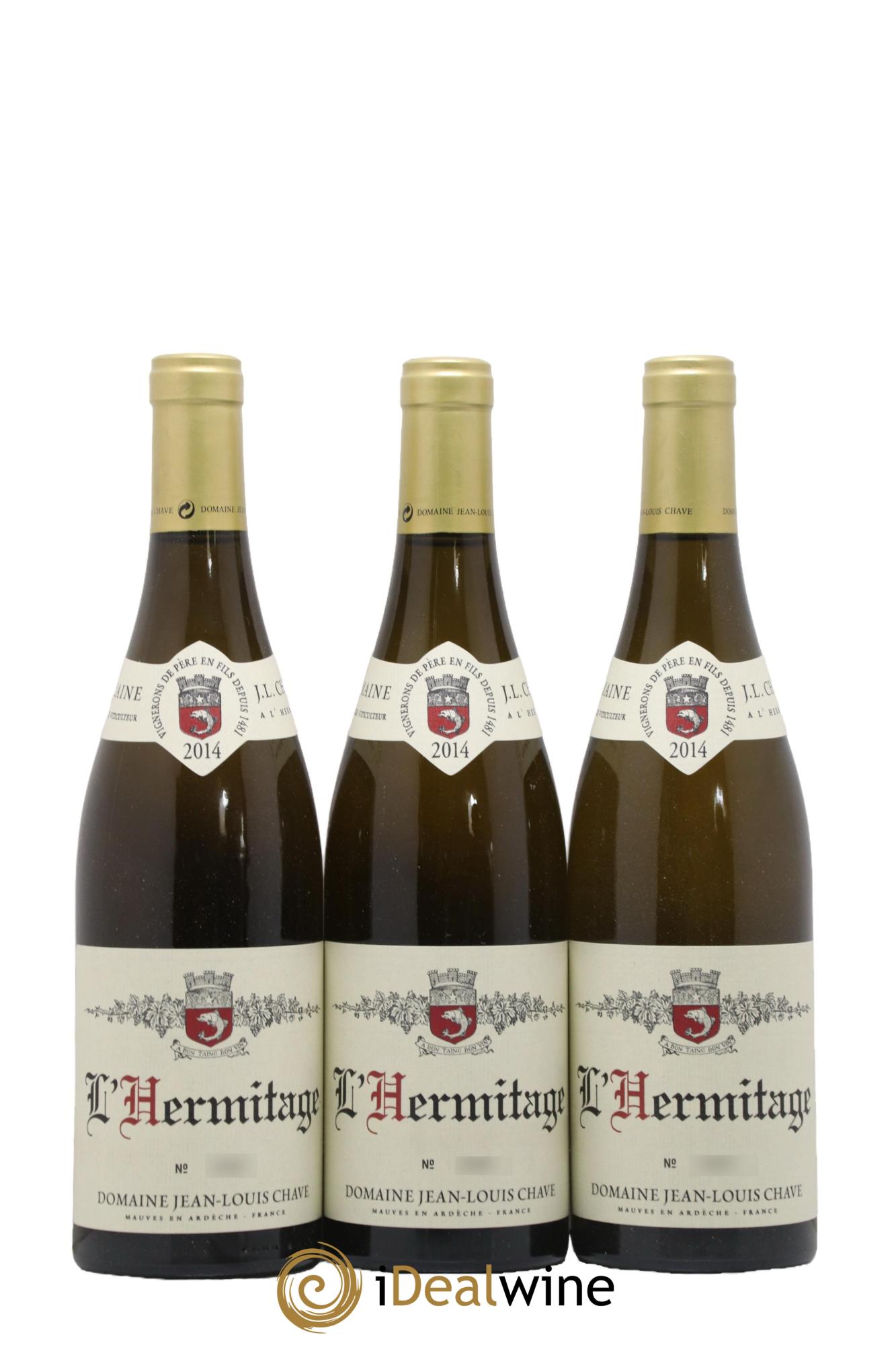 Hermitage Jean-Louis Chave 2014 - Lot de 3 bouteilles - 0