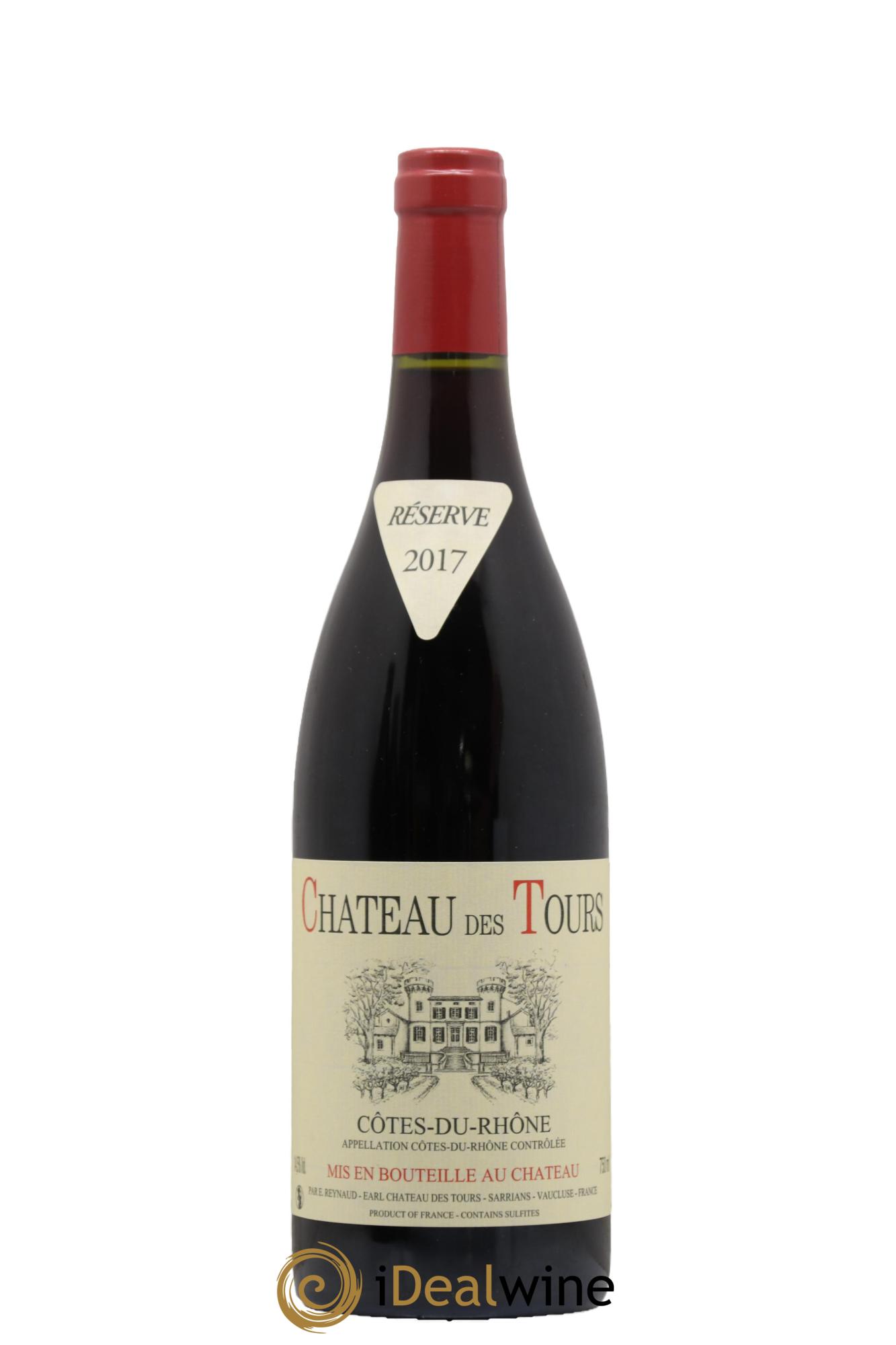 Côtes-du-Rhône Château des Tours Emmanuel Reynaud 2017 - Lot de 1 bouteille - 0