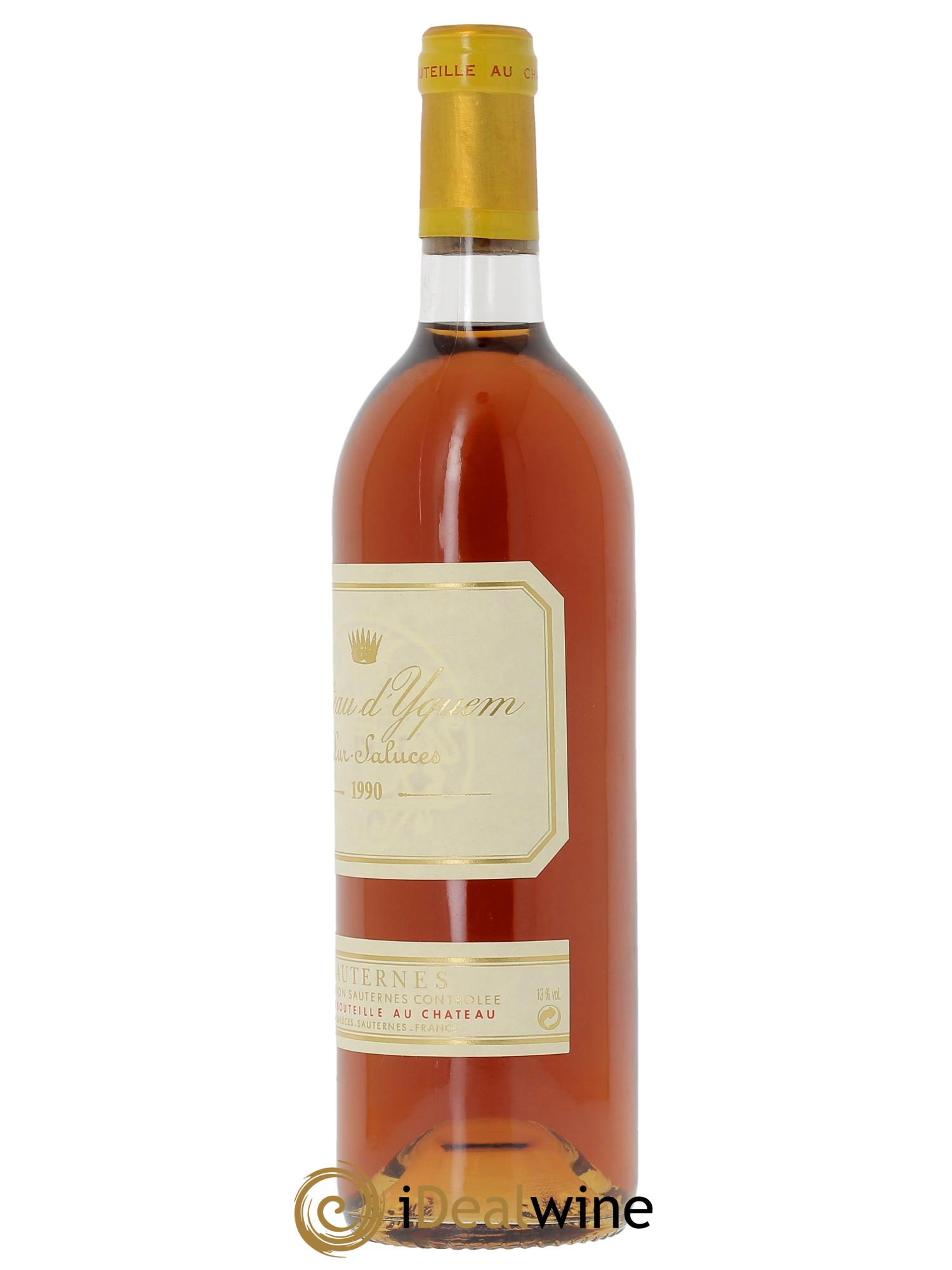 Château d' Yquem 1er Cru Classé Supérieur (CBO à partir de 12 bts) 1990 - Lot de 1 bouteille - 1