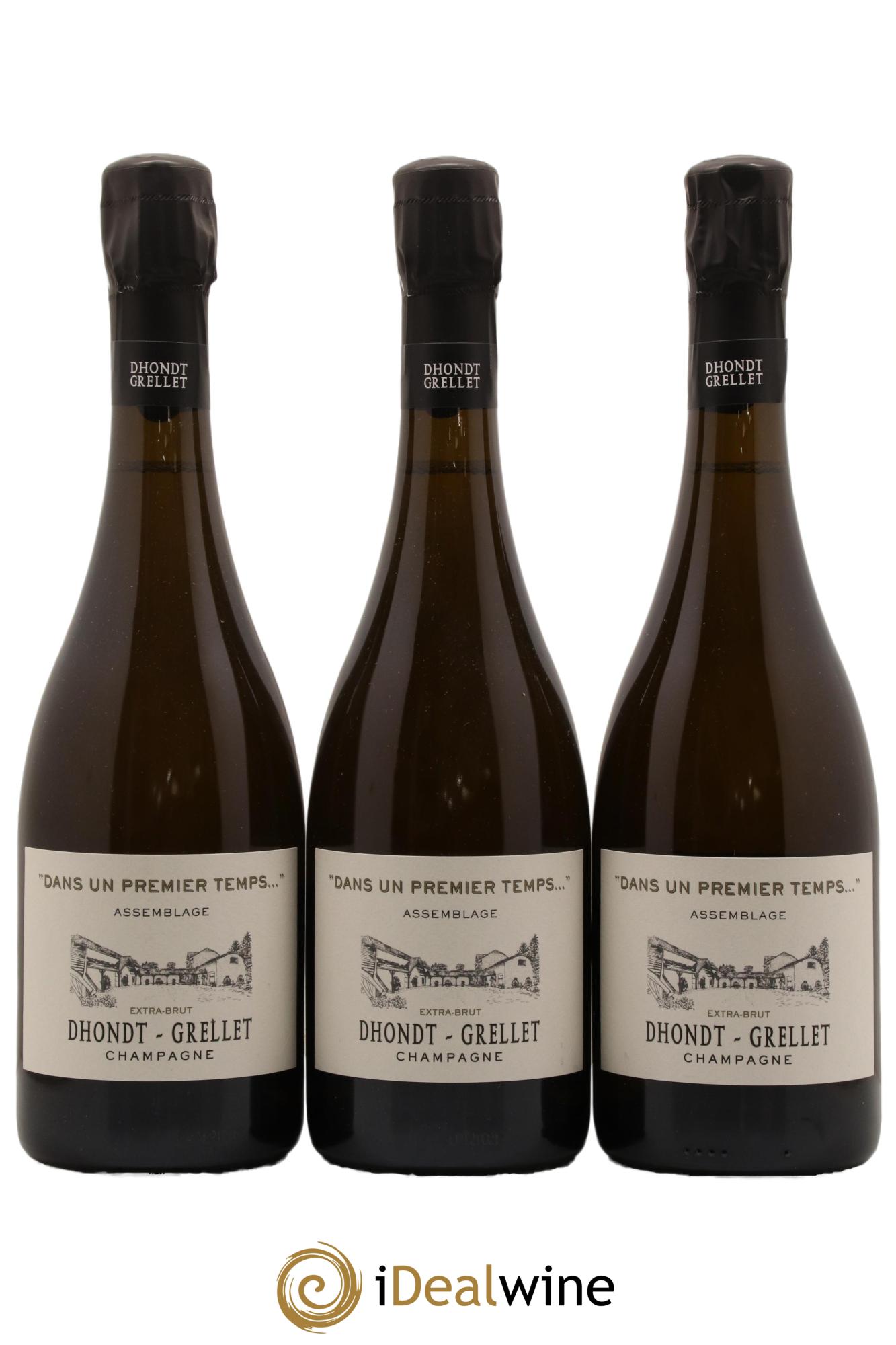 Dans un premier temps... Extra-Brut Dhondt Grellet - Lot de 3 bouteilles - 0