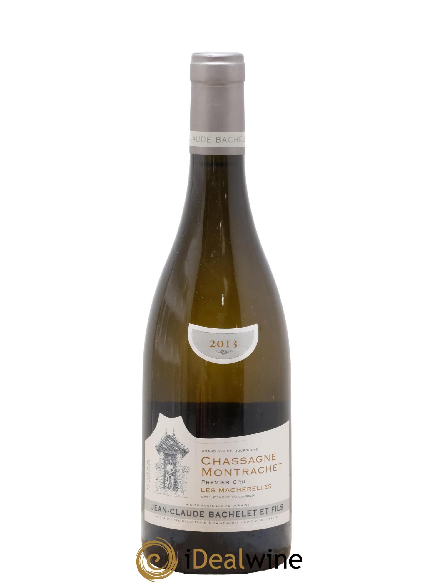 Chassagne-Montrachet 1er Cru Les Macherelles Jean-Claude Bachelet (Domaine) 2013 - Lot de 1 bouteille - 0