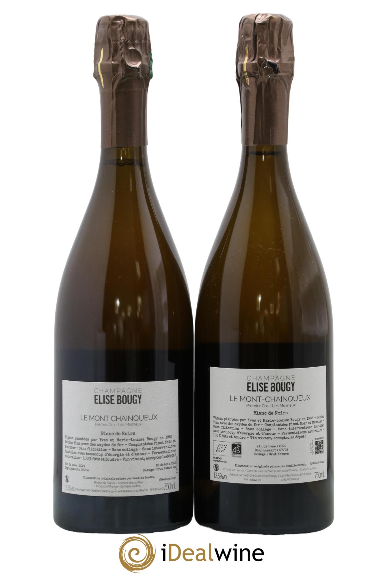 Les Mesneux Le Mont Chainqueux Elise Bougy - Lot de 2 bouteilles - 1