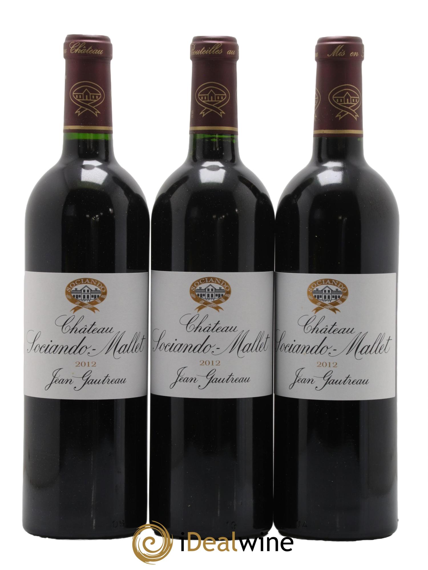 Château Sociando Mallet 2012 - Lot de 6 bouteilles - 1
