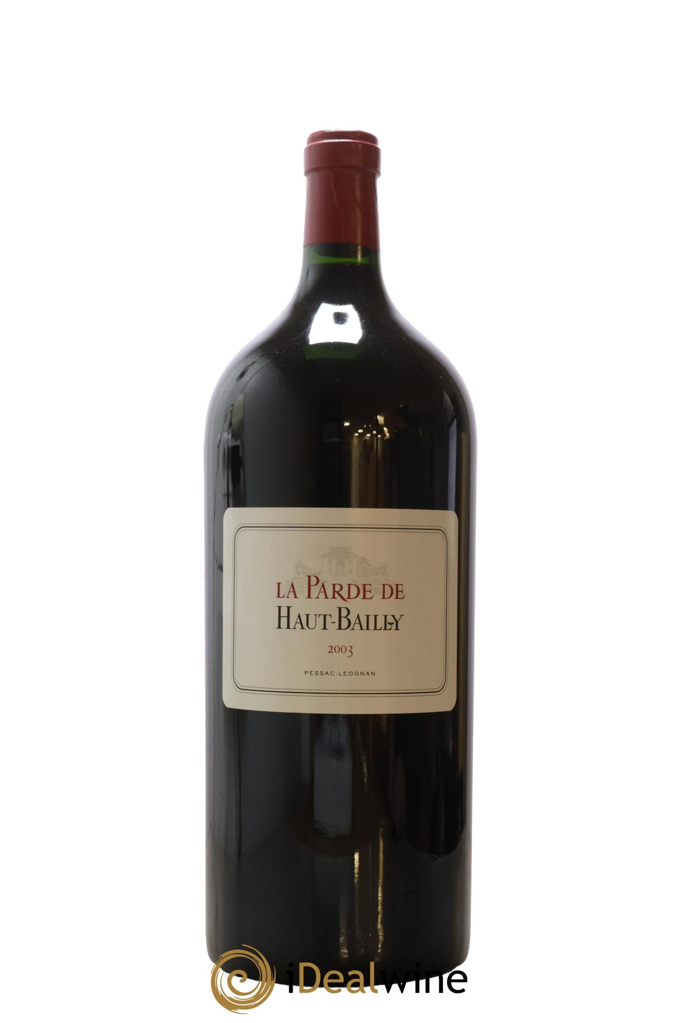 Haut Bailly II (Anciennement La Parde de Haut-Bailly) Second Vin 2003 - Lot de 1 impériale - 0