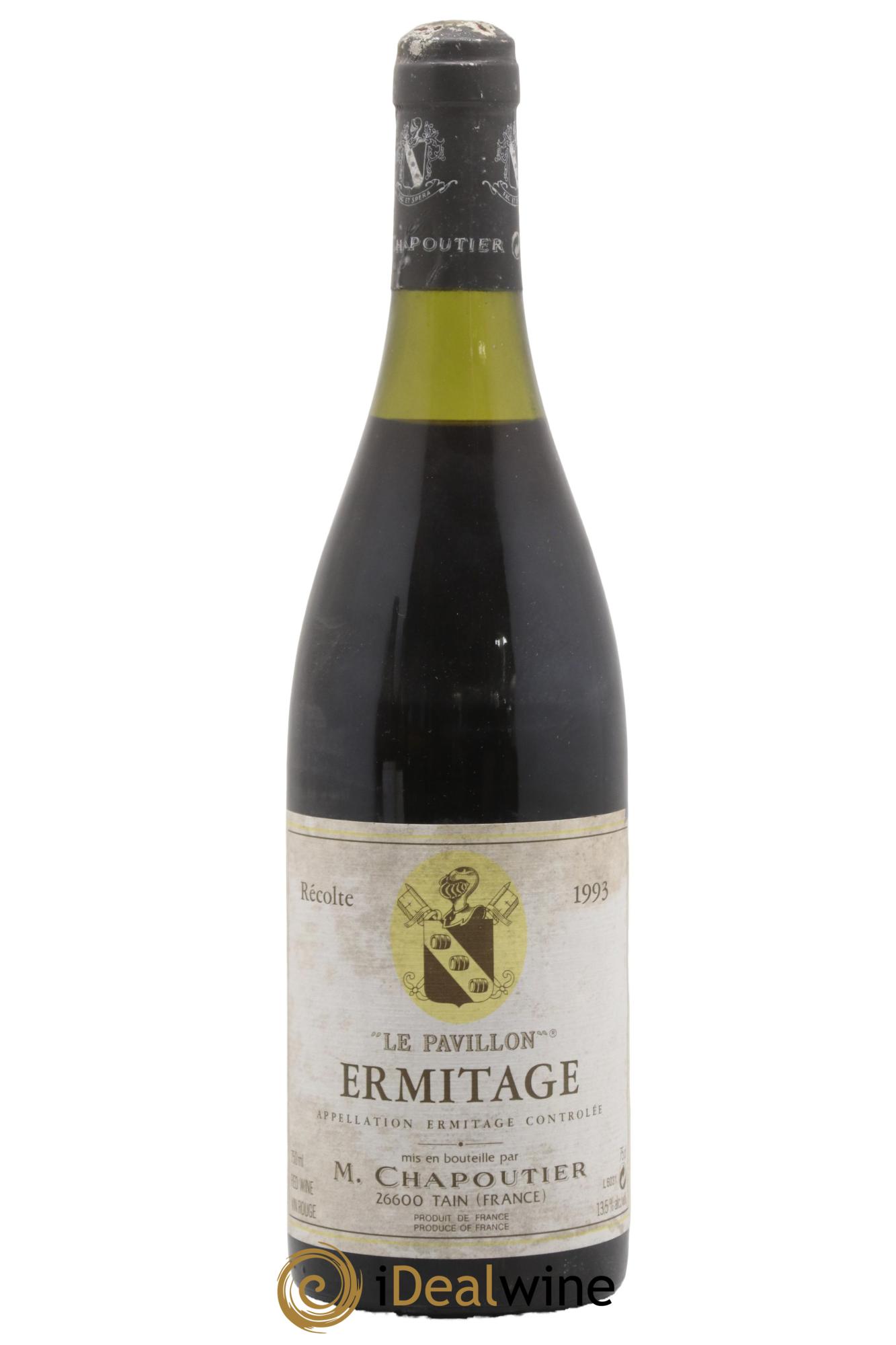 Hermitage Ermitage Le Pavillon Chapoutier 1993 - Posten von 1 Flasche - 0
