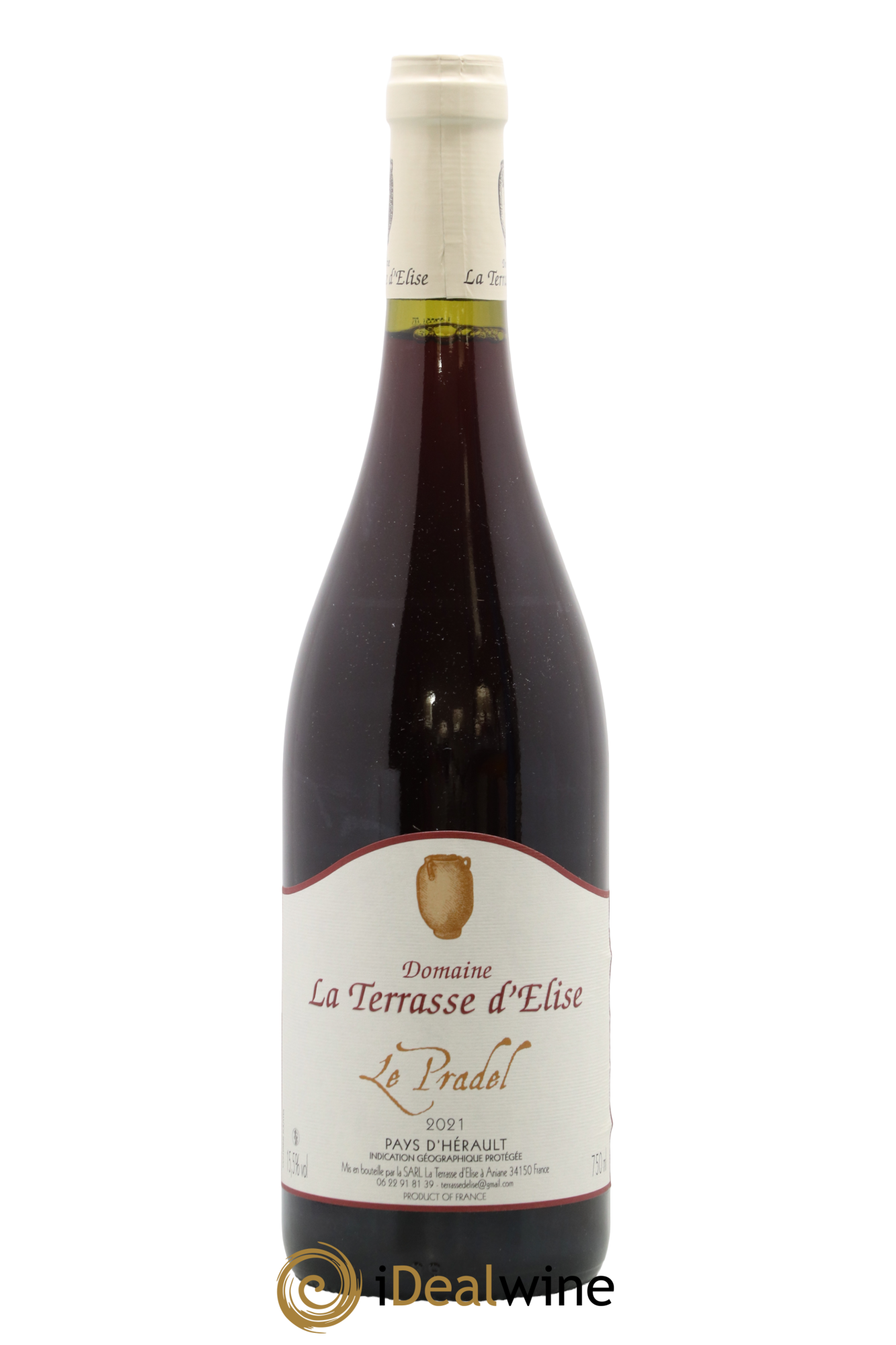 Pays d'Hérault Le Pradel Terrasse d'Elise (Domaine de la) 2021 - Lot de 1 bouteille - 0
