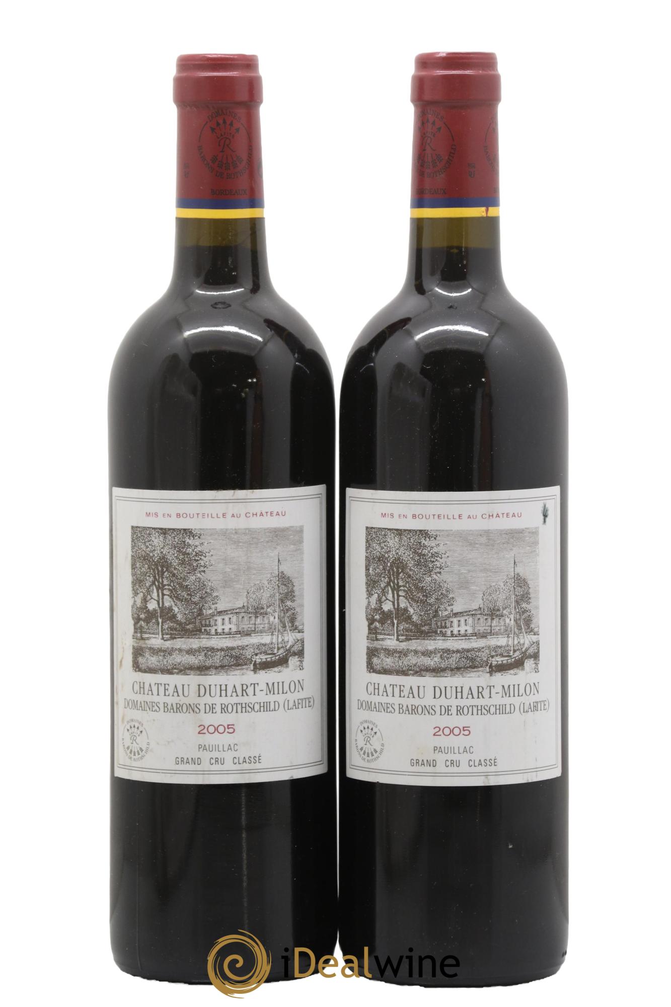 Château Duhart-Milon 4ème Grand Cru Classé 2005 - Lot de 2 bouteilles - 0