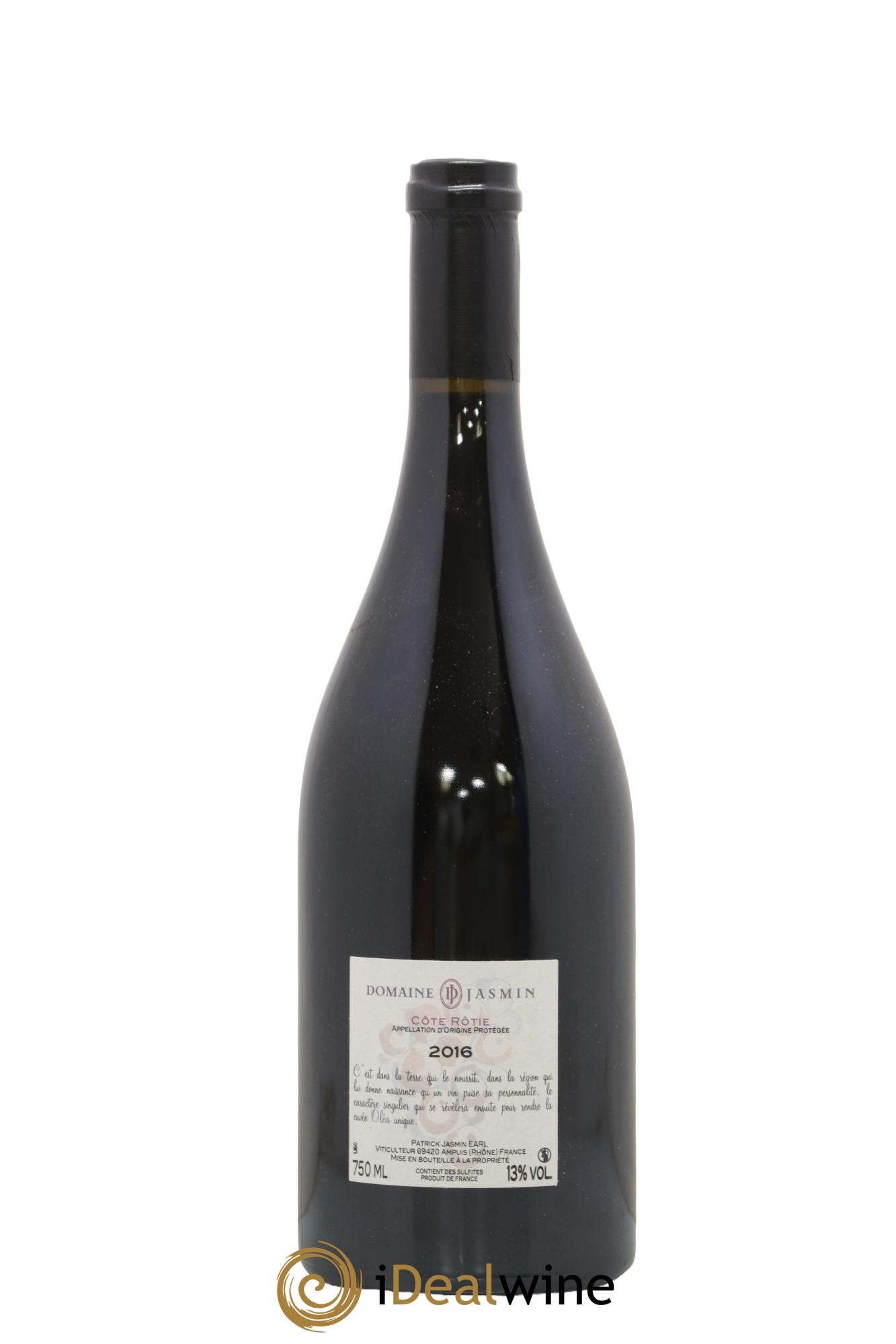 Côte-Rôtie Oléa Jasmin (Domaine) 2016 - Lot de 1 bouteille - 1