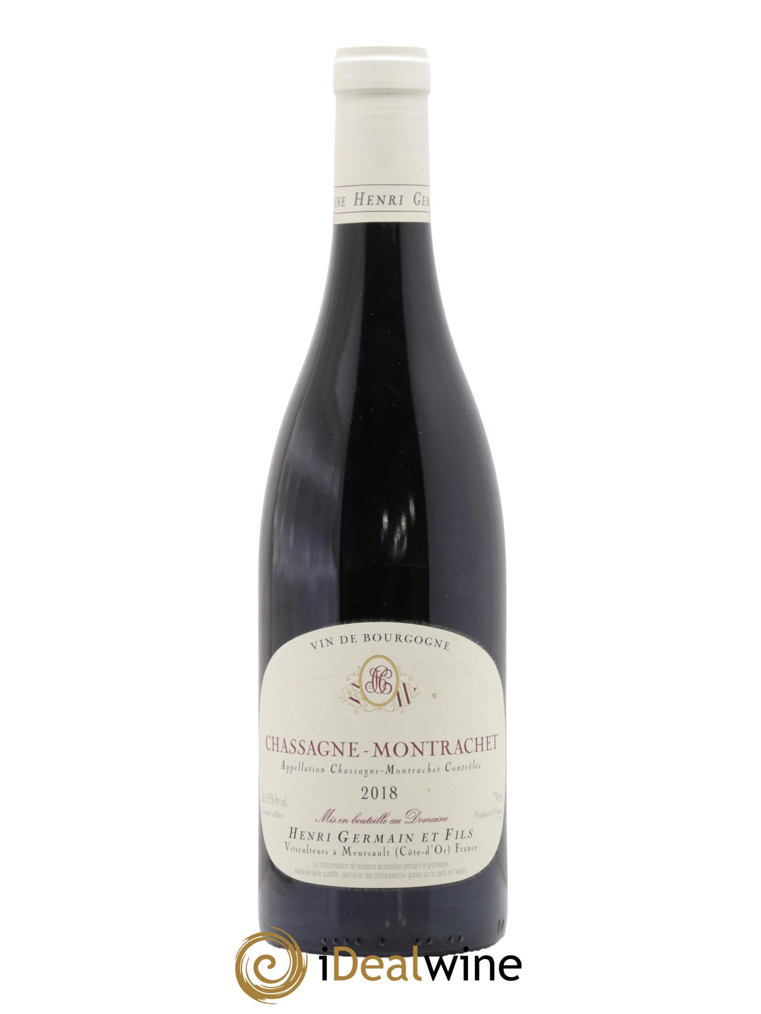 Chassagne-Montrachet Henri Germain Henri Germain et Fils 2018 - Lot de 1 bouteille - 0