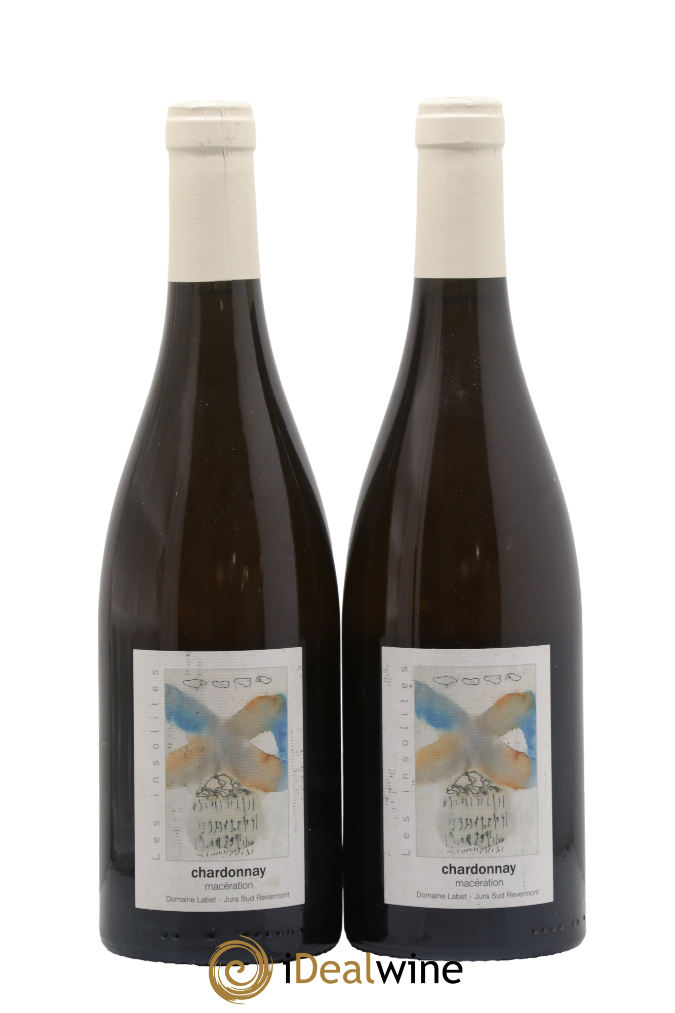 Côtes du Jura Chardonnay Les Chaseaux Macération Romain - Julien - Charline Labet 2020 - Lot de 2 bouteilles - 0