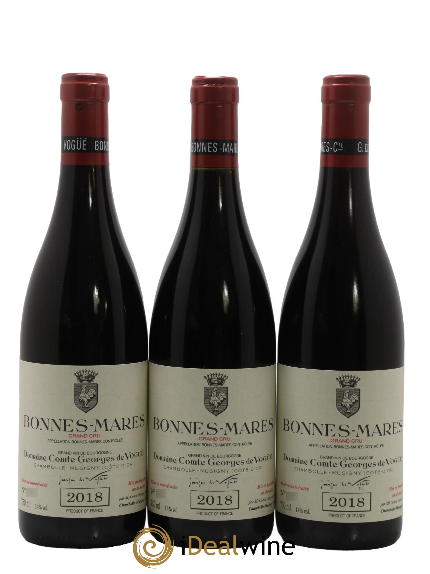 Bonnes-Mares Grand Cru Comte Georges de Vogüé 2018 - Lotto di 6 bottiglie - 1