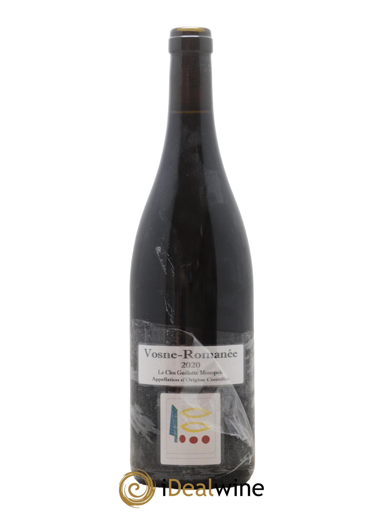 Vosne-Romanée Le Clos Goillotte Prieuré Roch 2020 - Lot de 1 bouteille - 0