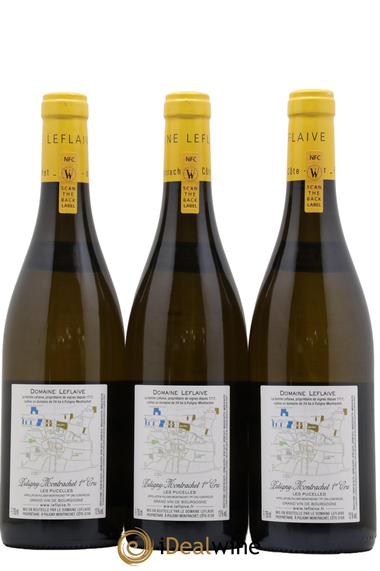 Puligny-Montrachet 1er Cru Les Pucelles Leflaive (Domaine) 2021 - Lot de 3 bouteilles - 1