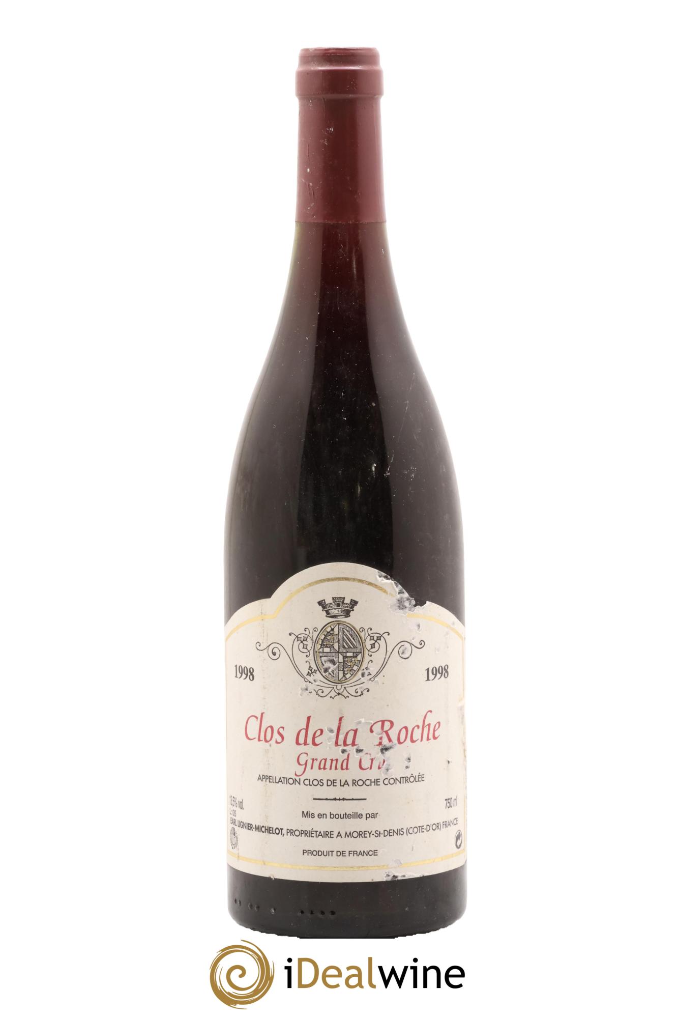 Clos de la Roche Grand Cru Lignier-Michelot (Domaine) 1998 - Posten von 1 Flasche - 0