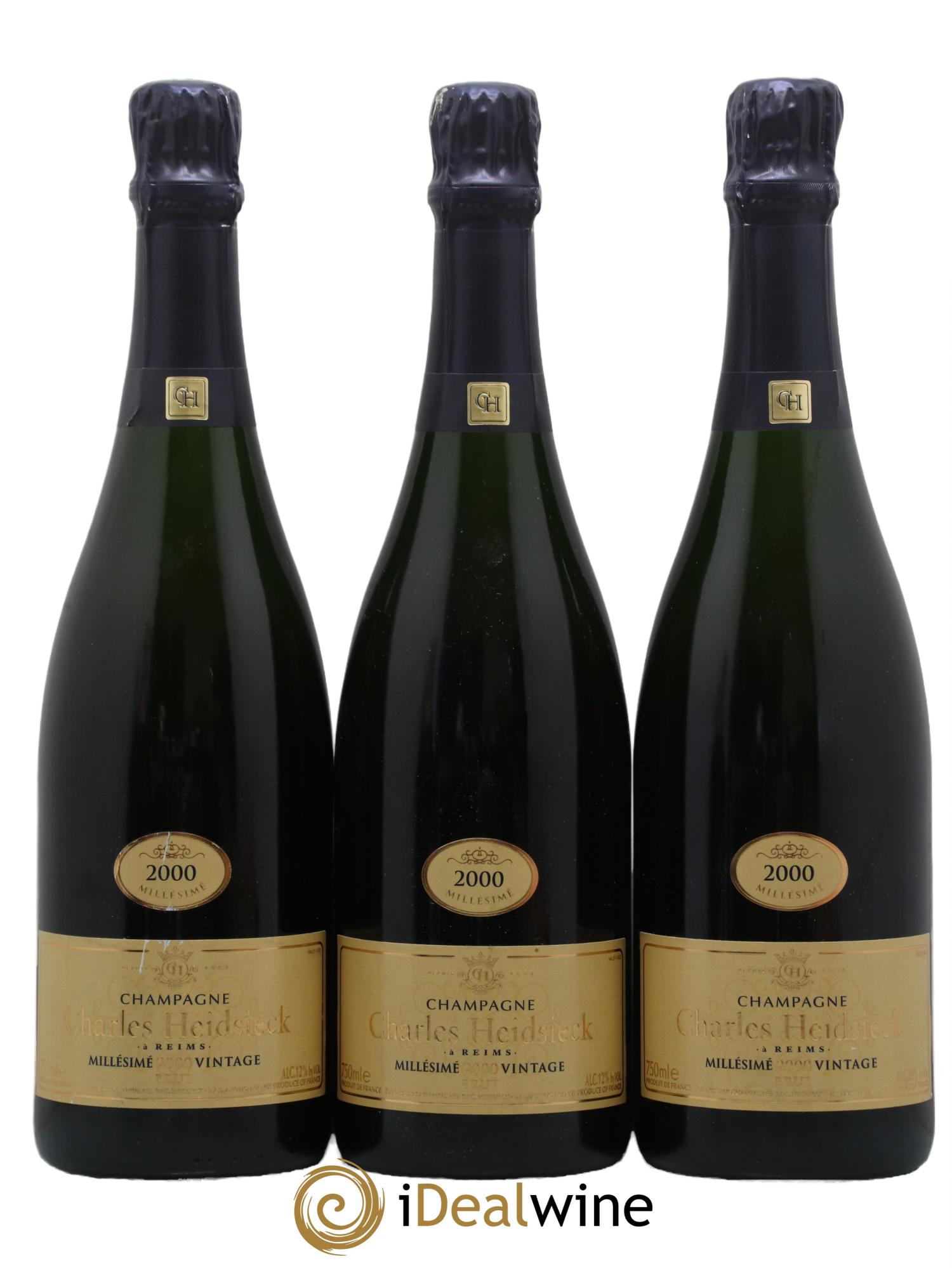Brut Charles Heidsieck 2000 - Lot de 3 bouteilles - 0