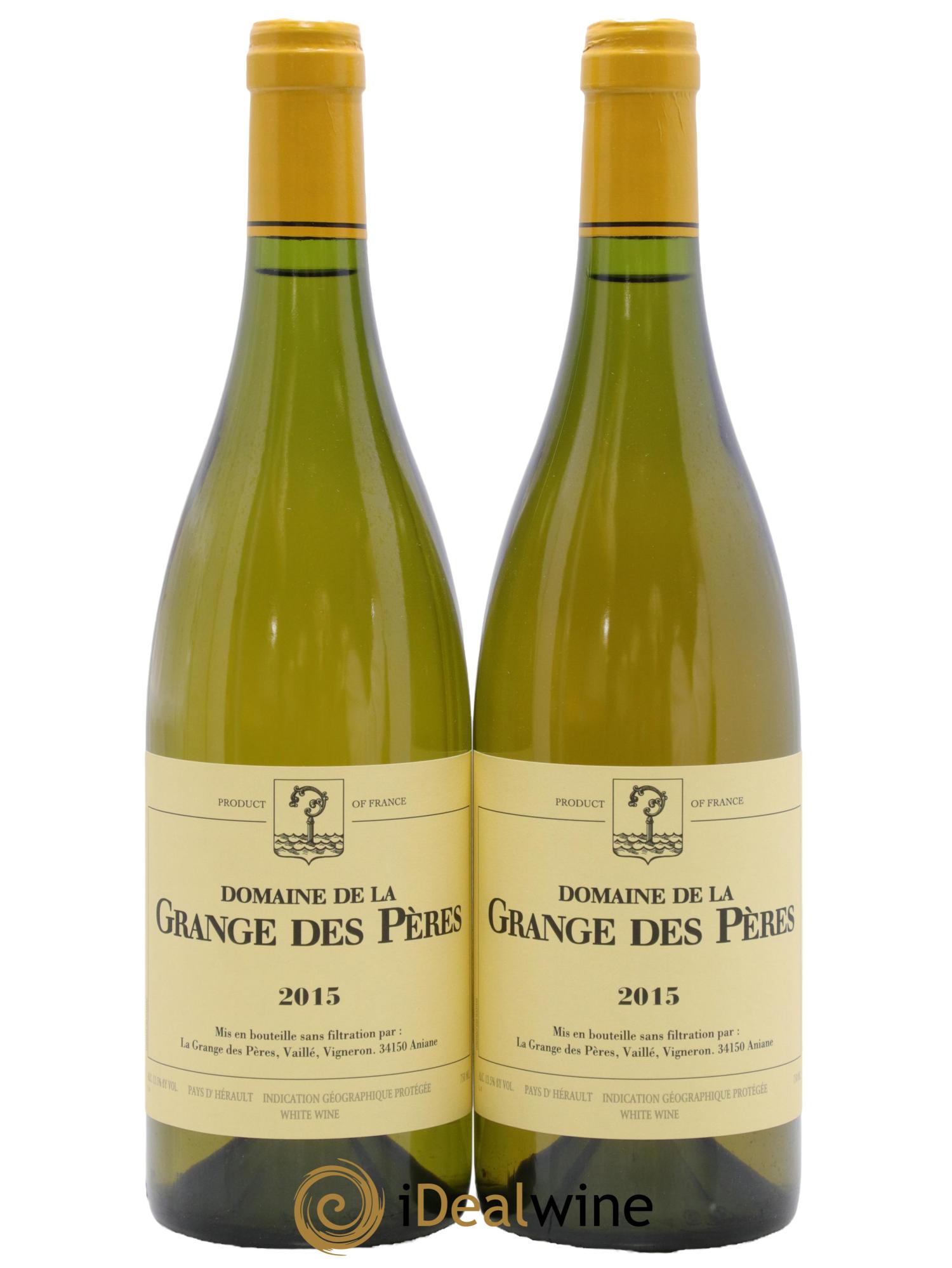 IGP Pays d'Hérault Grange des Pères Laurent Vaillé 2015 - Lot de 2 bouteilles - 0