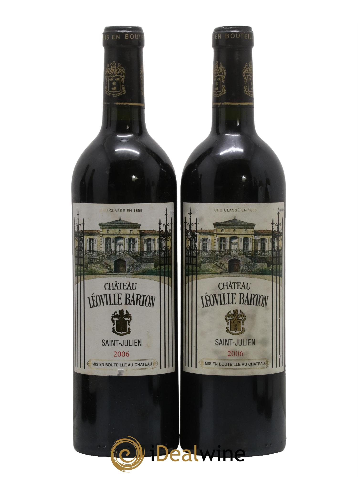 Château Léoville Barton 2ème Grand Cru Classé 2006 - Lot de 2 bouteilles - 0