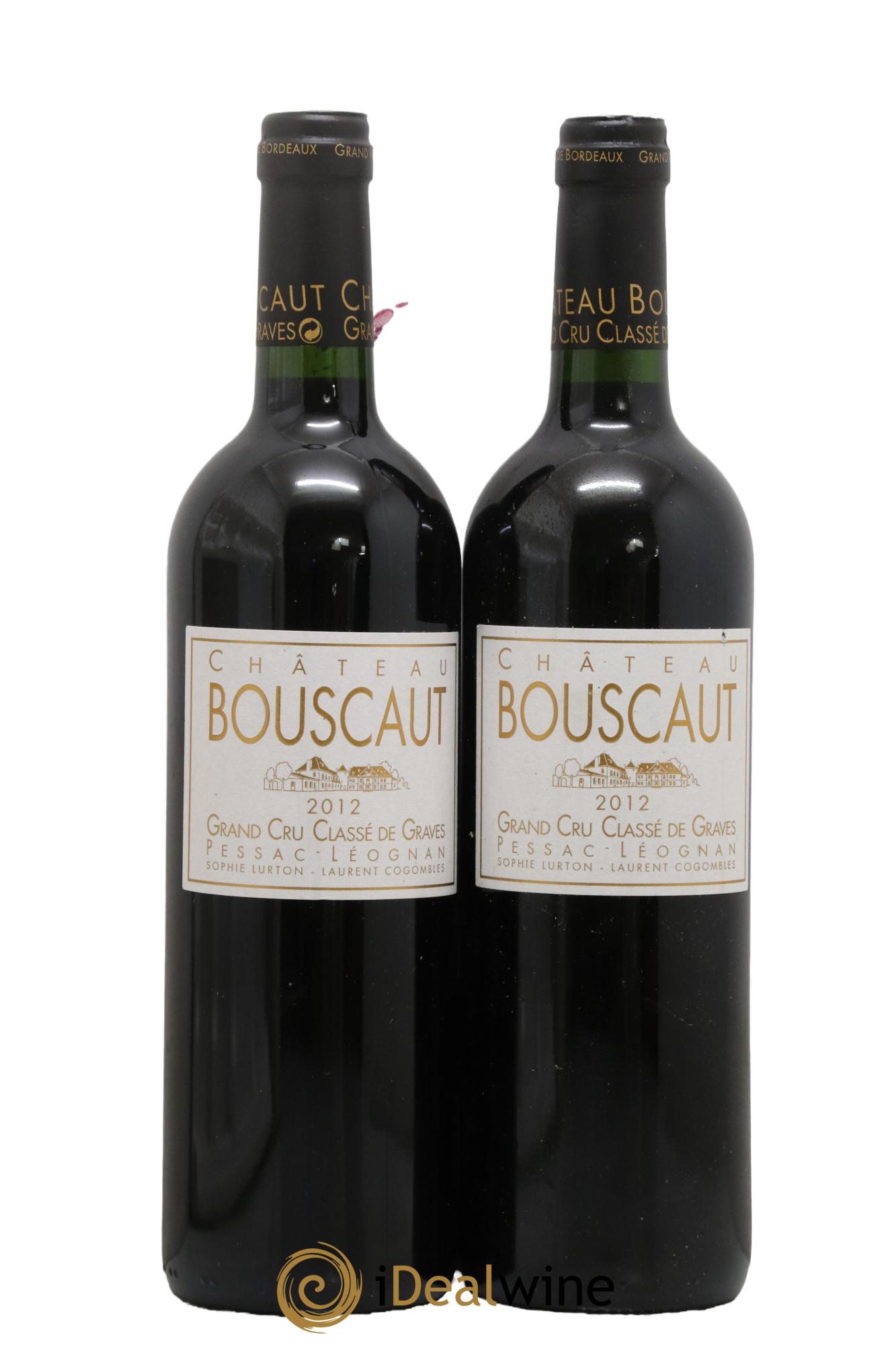 Château Bouscaut Cru Classé de Graves 2012 - Lot de 2 bouteilles - 0