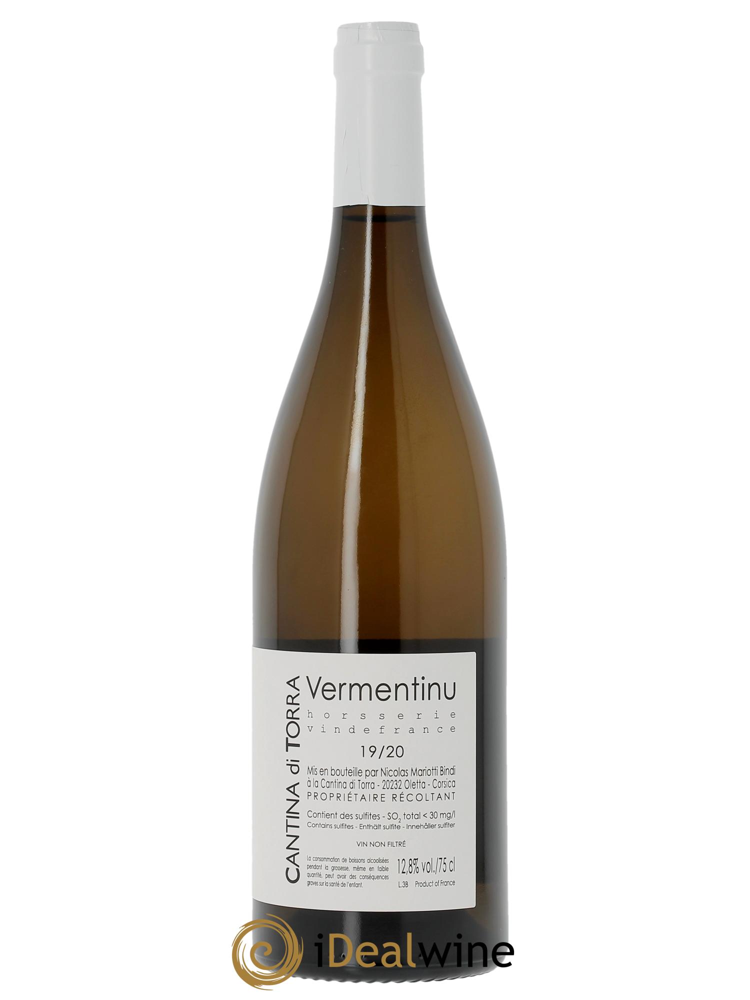 Vin de France Hors Série Cantina di Torra Nicolas Mariotti Bindi  - Lot of 1 bottle - 1