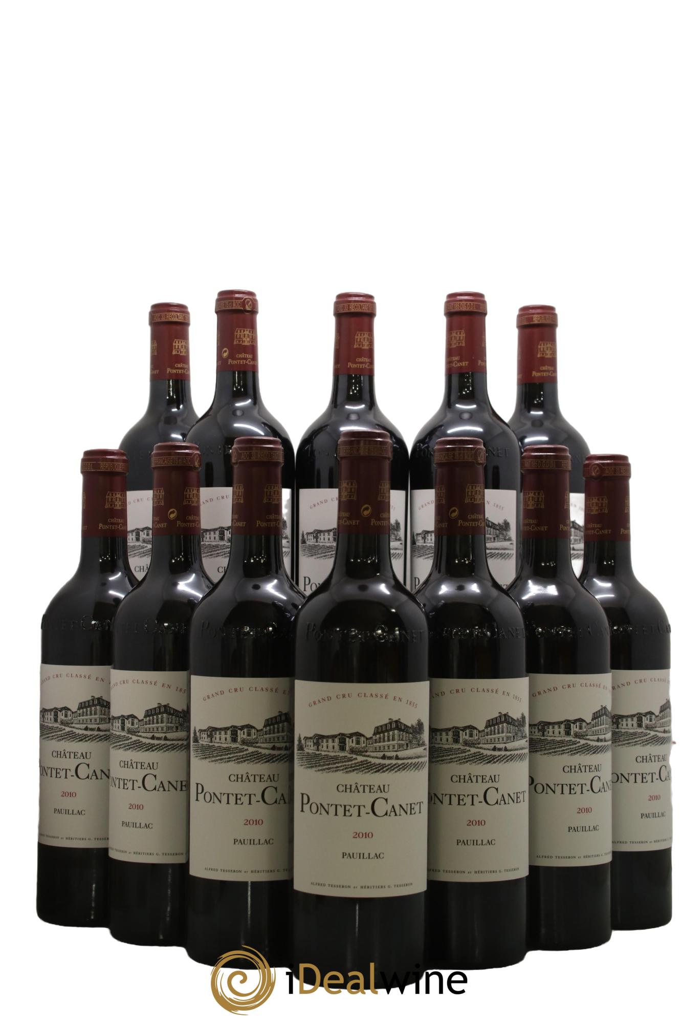 Château Pontet Canet 5ème Grand Cru Classé 2010 - Lot of 12 bottles - 0