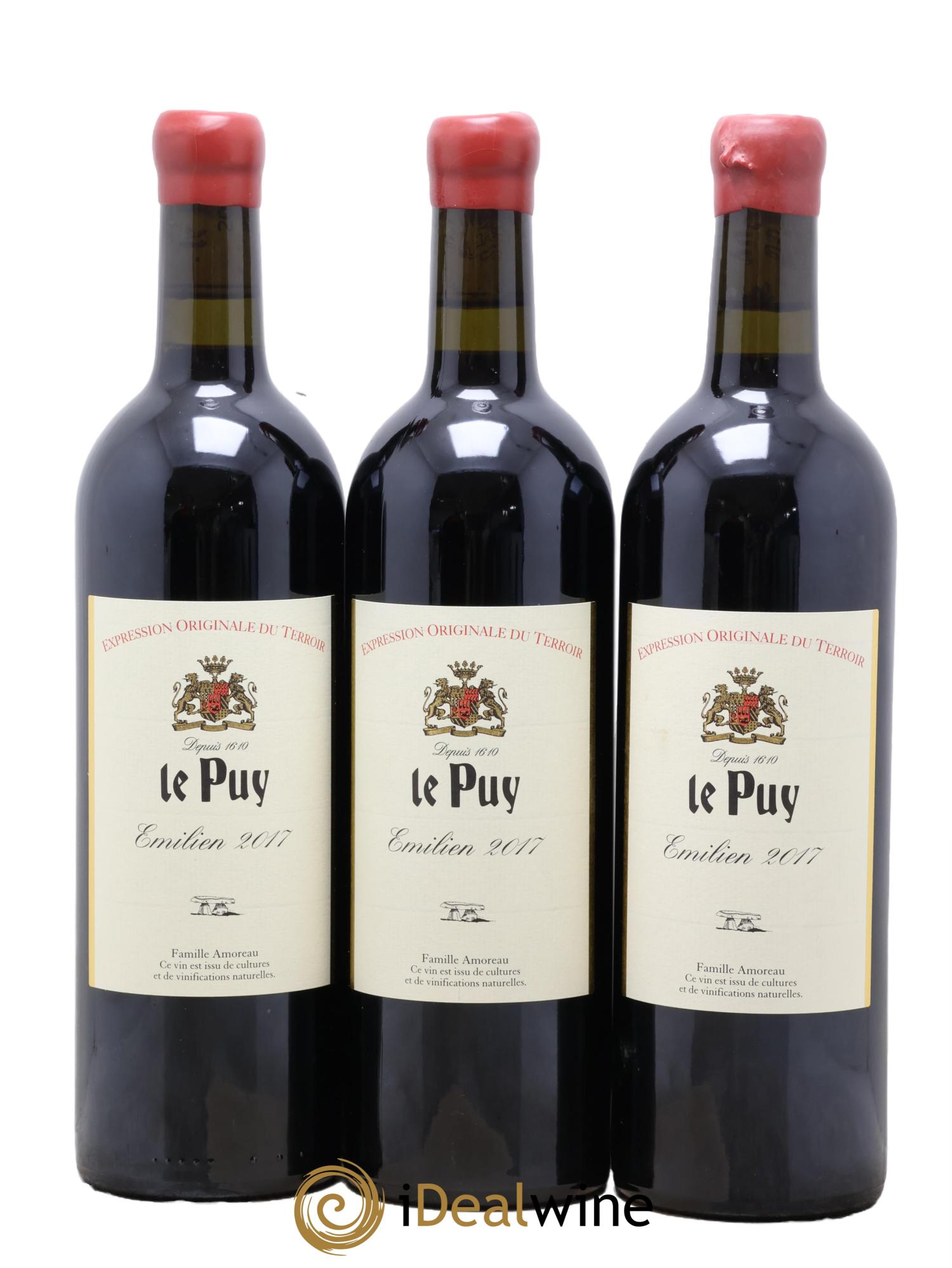Le Puy - Cuvée Emilien 2017 - Lotto di 3 bottiglie - 0