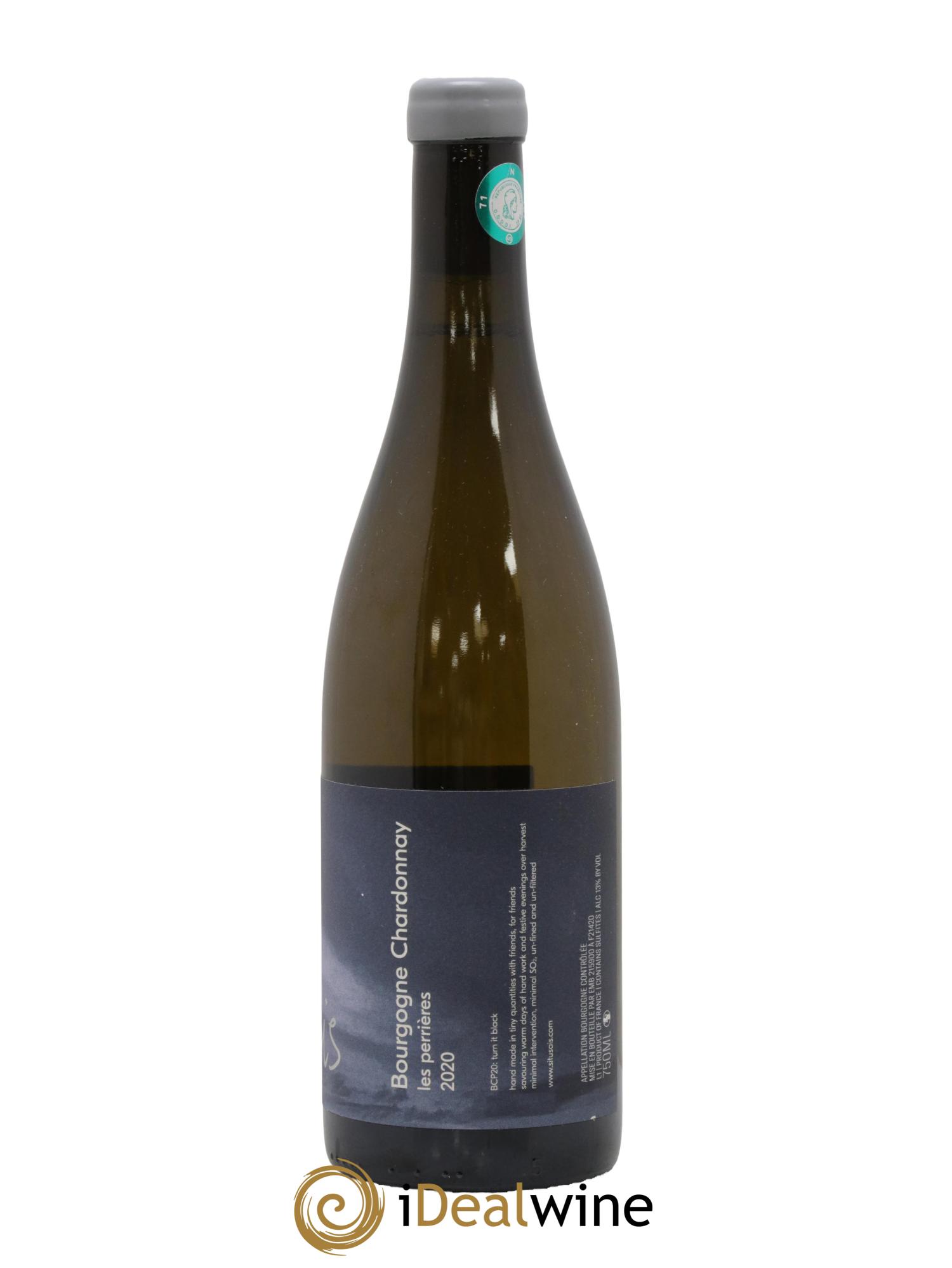 Bourgogne Les Perrières Si Tu Sais 2020 - Lot de 1 bouteille - 1