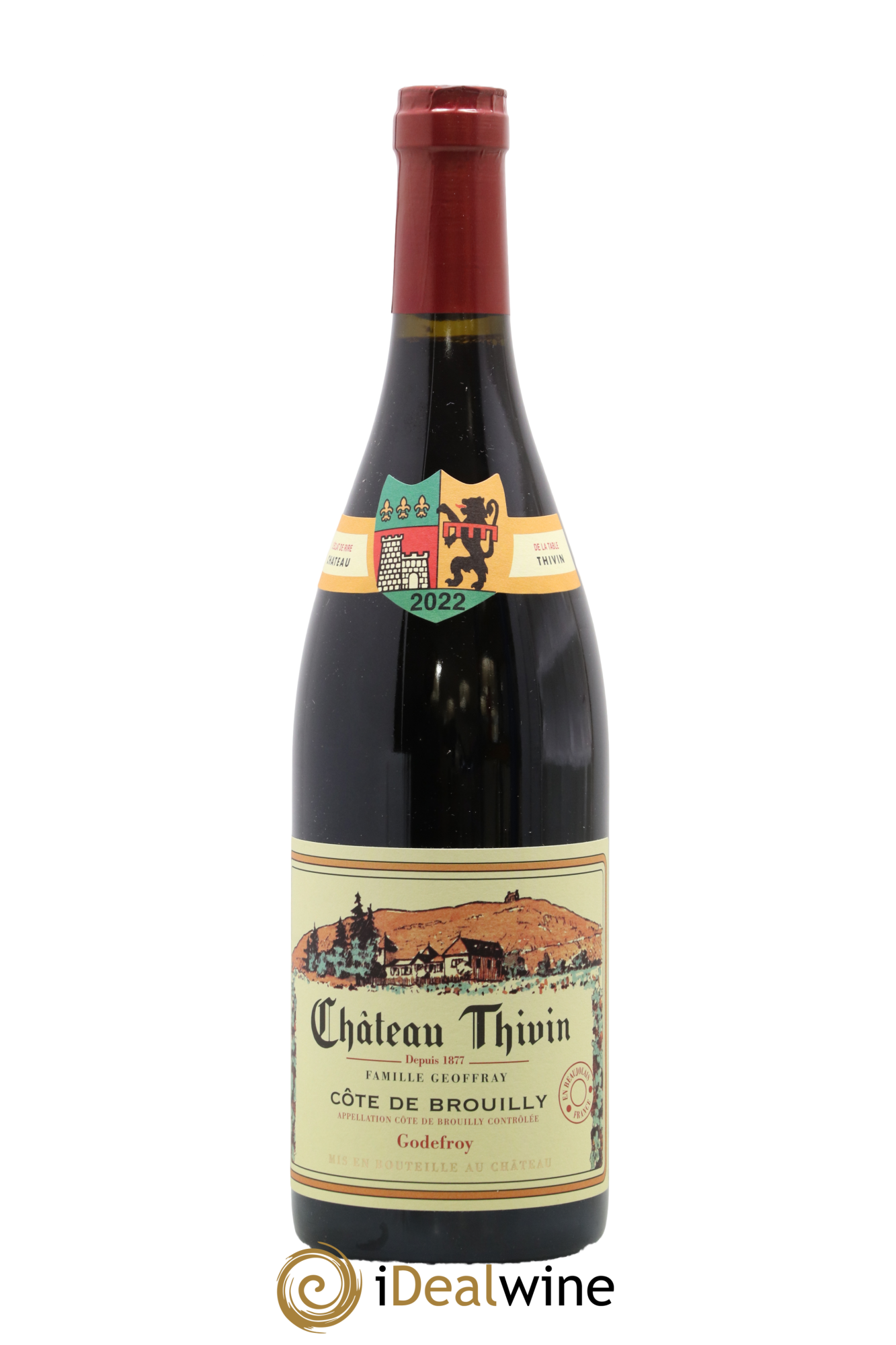 Côte de Brouilly Cuvée Godefroy Château Thivin 2022 - Lot de 1 bouteille - 0