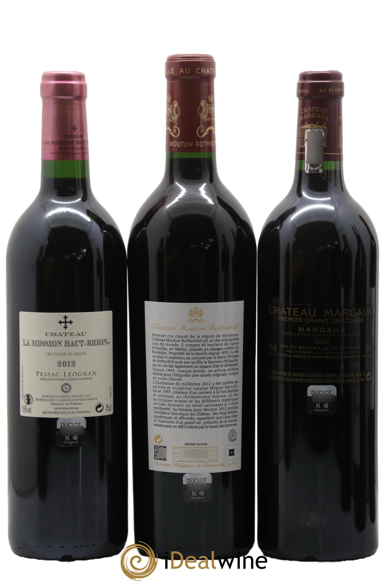 Caisse Collection Duclot 2012 2012 - Lotto di 7 bottiglie - 2