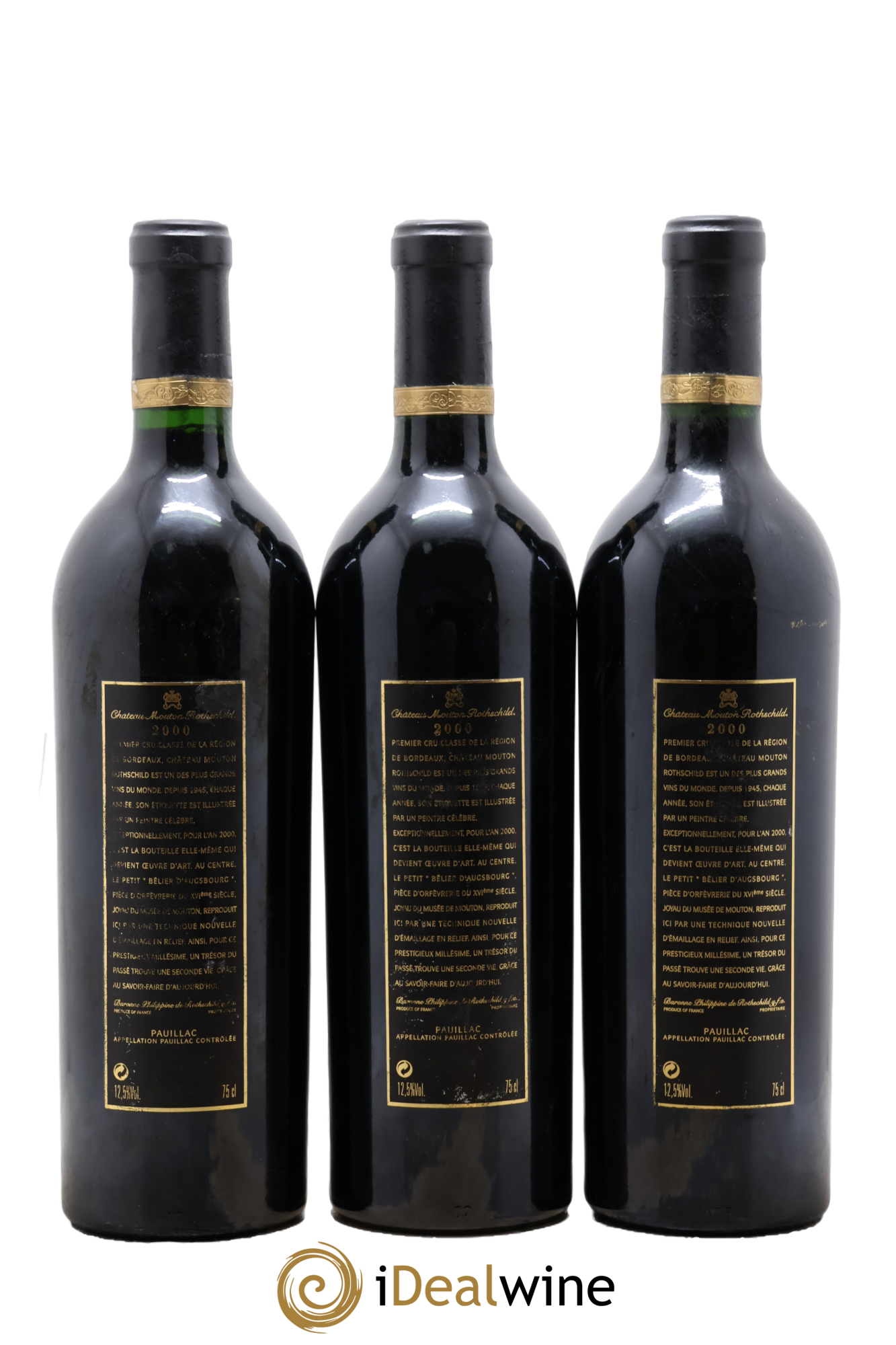 Château Mouton Rothschild 1er Grand Cru Classé 2000 - Lot de 6 bouteilles - 4