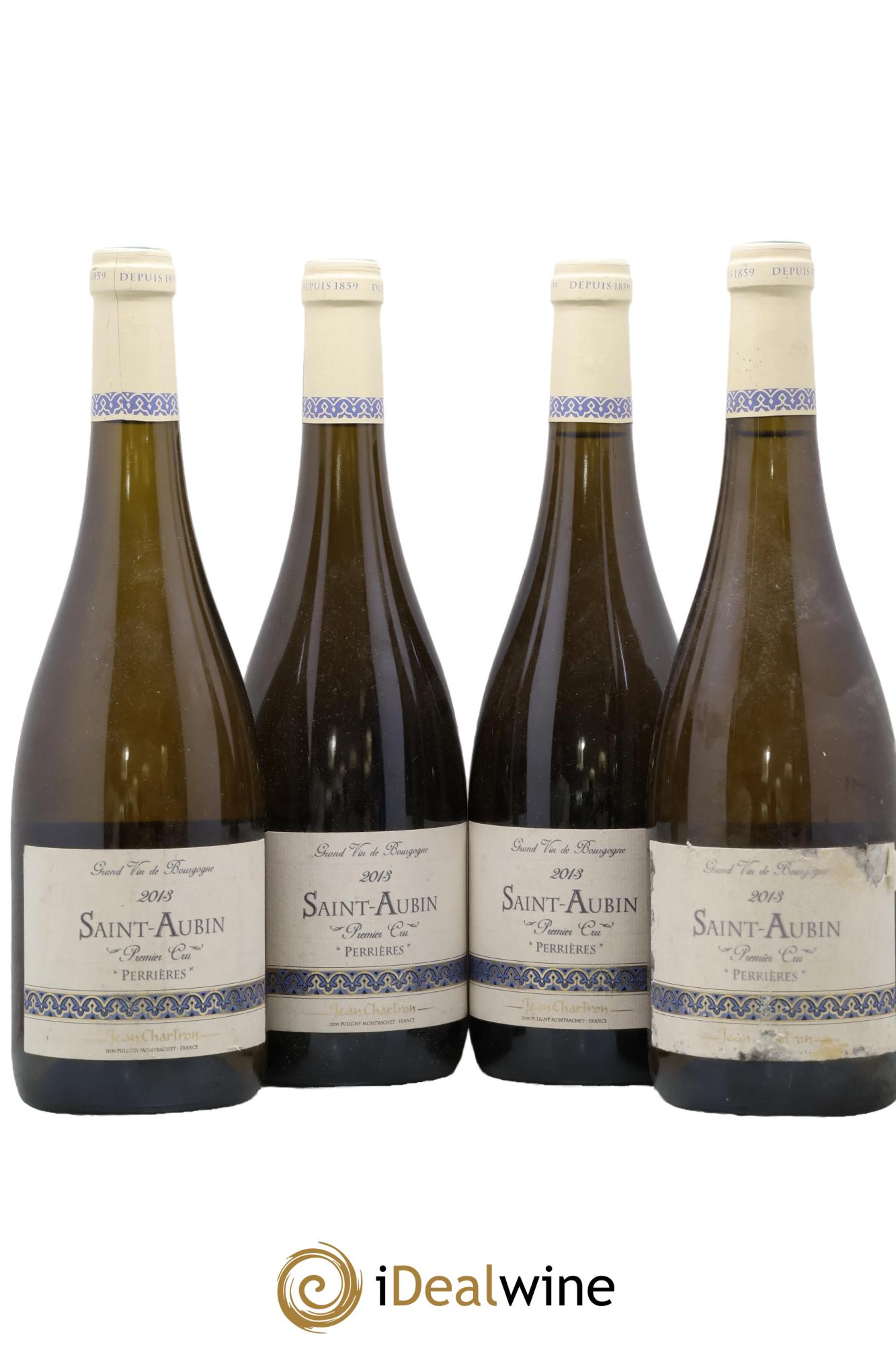 Saint-Aubin 1er Cru Les Perrieres Domaine Jean Chartron 2013 - Lot de 4 bouteilles - 0