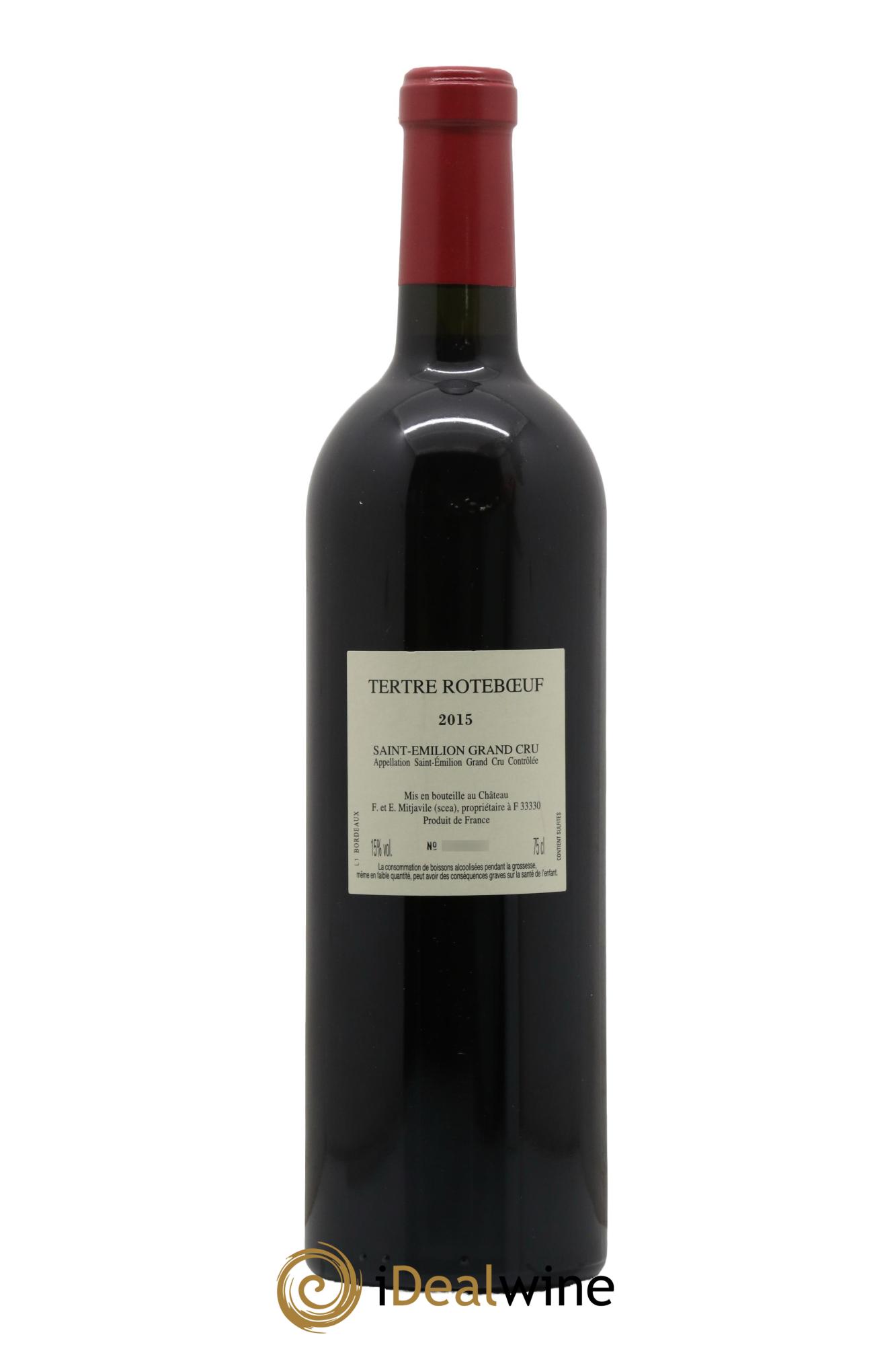 Château Tertre Roteboeuf 2015 - Lot of 1 bottle - 1