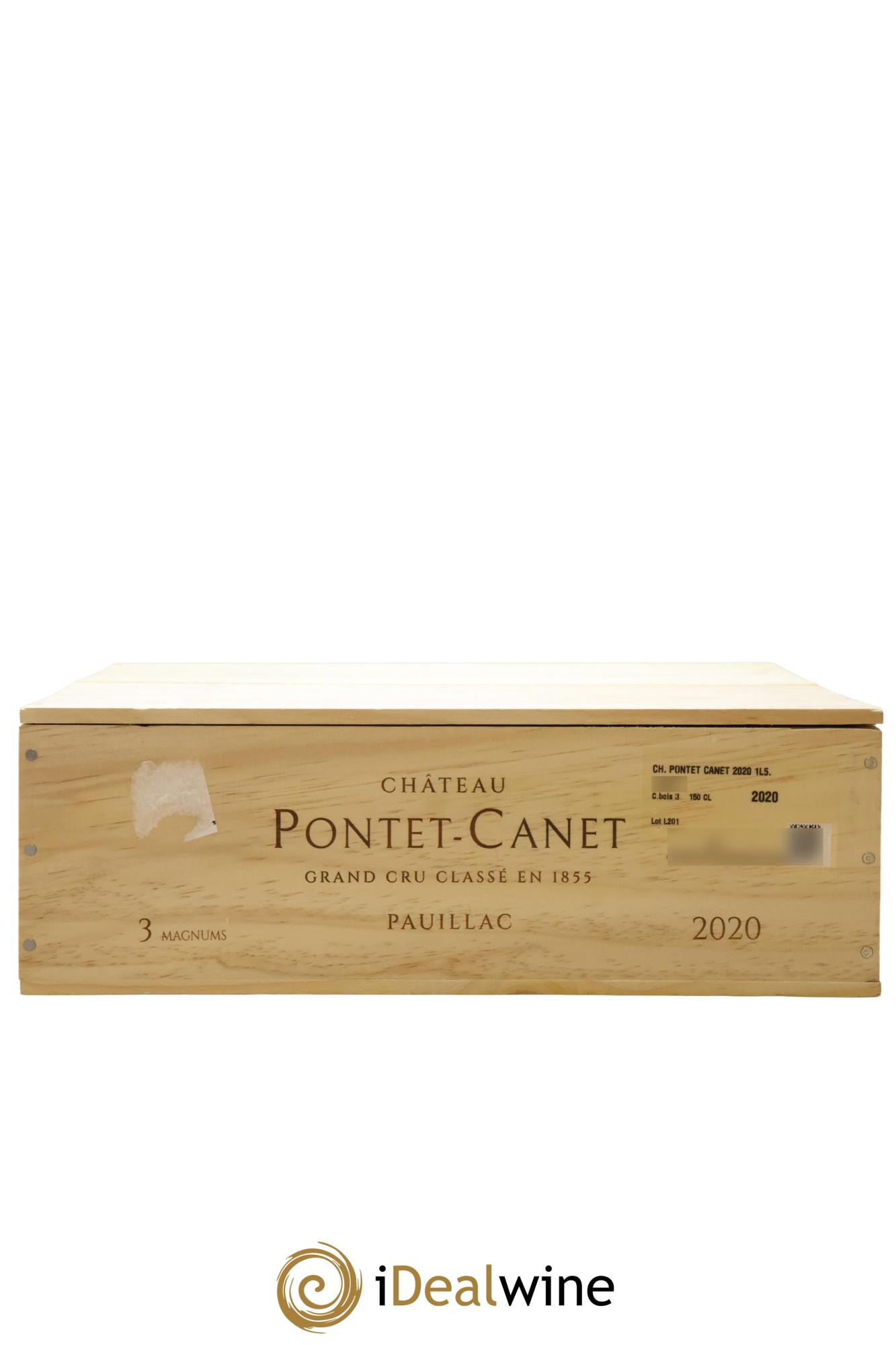 Château Pontet Canet 5ème Grand Cru Classé 2020 - Posten von 3 Magnum - 1