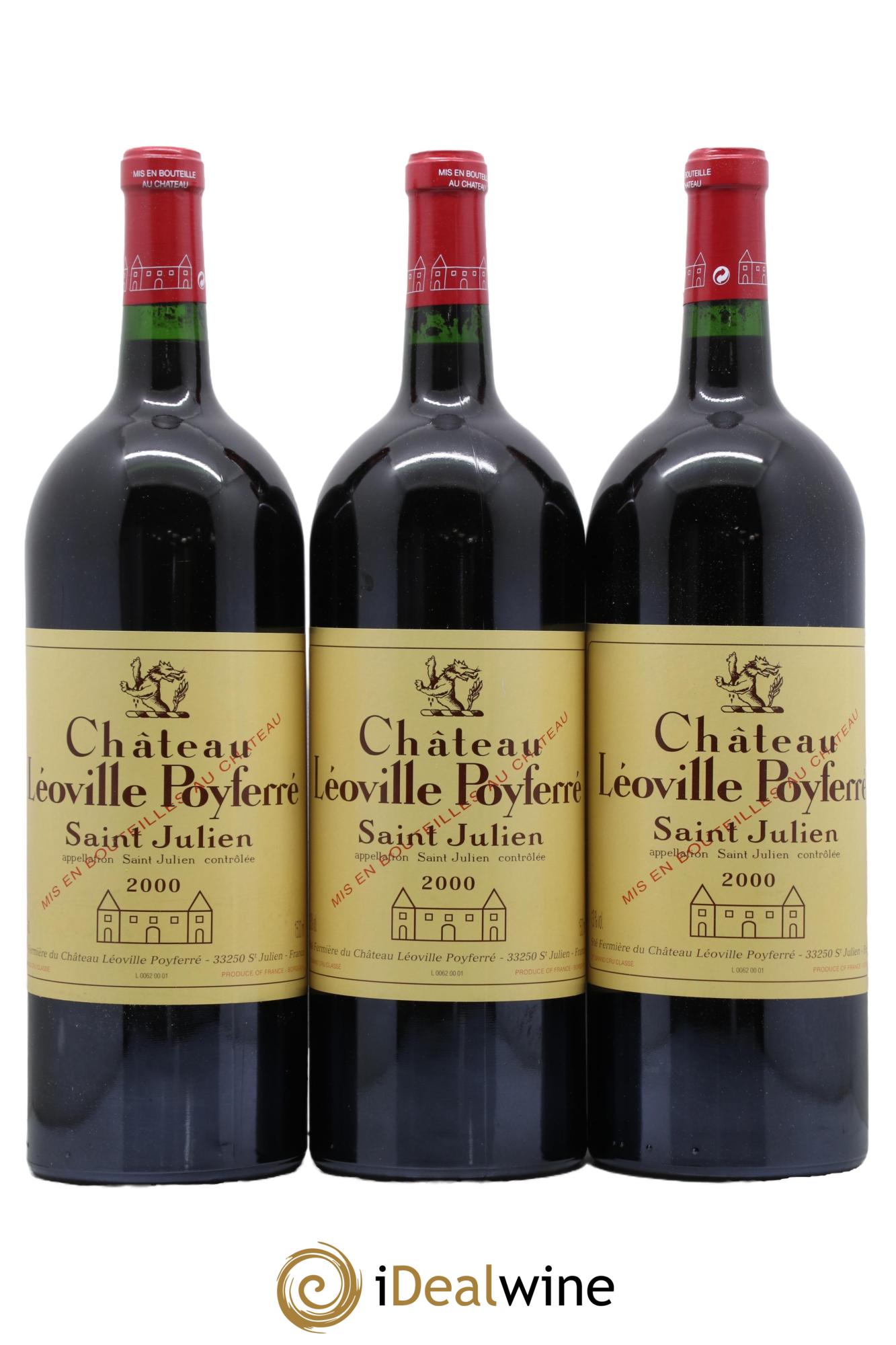 Château Léoville Poyferré 2ème Grand Cru Classé 2000 - Lot de 6 magnums - 3
