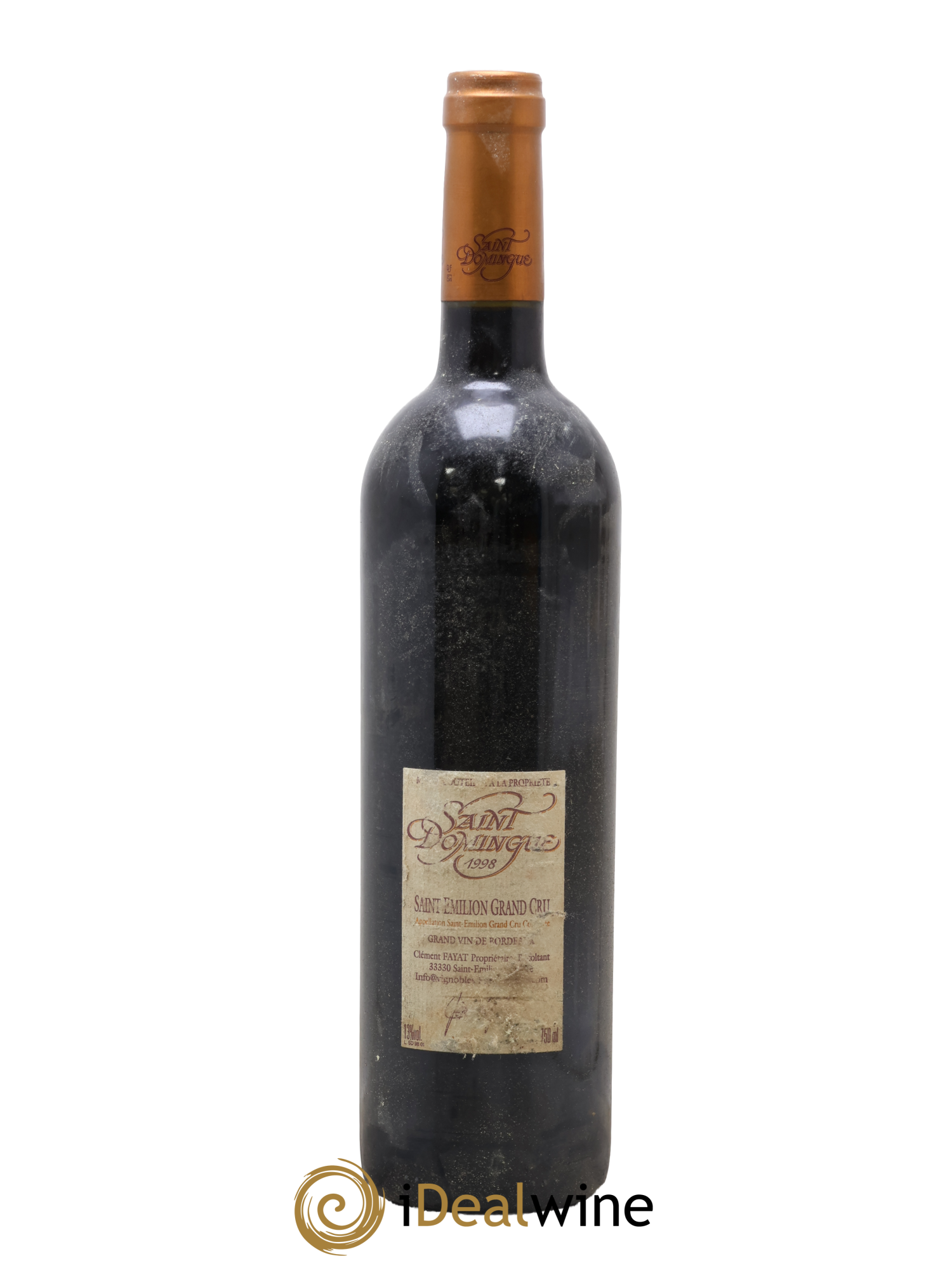 Saint-Émilion Grand Cru Château Saint Domingue 1998 - Lot of 1 bottle - 1