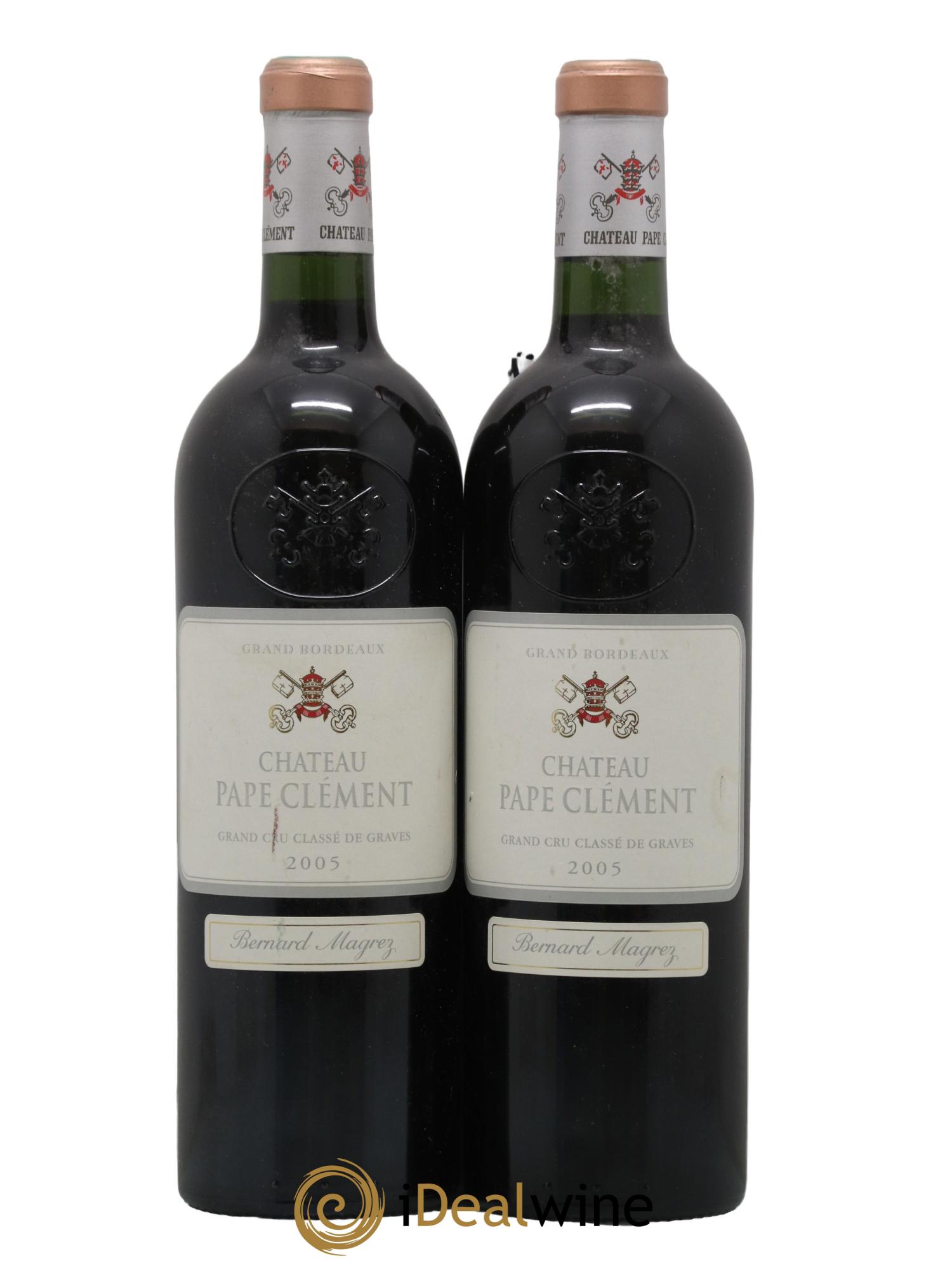 Château Pape Clément Cru Classé de Graves 2005 - Lot de 2 bouteilles - 0