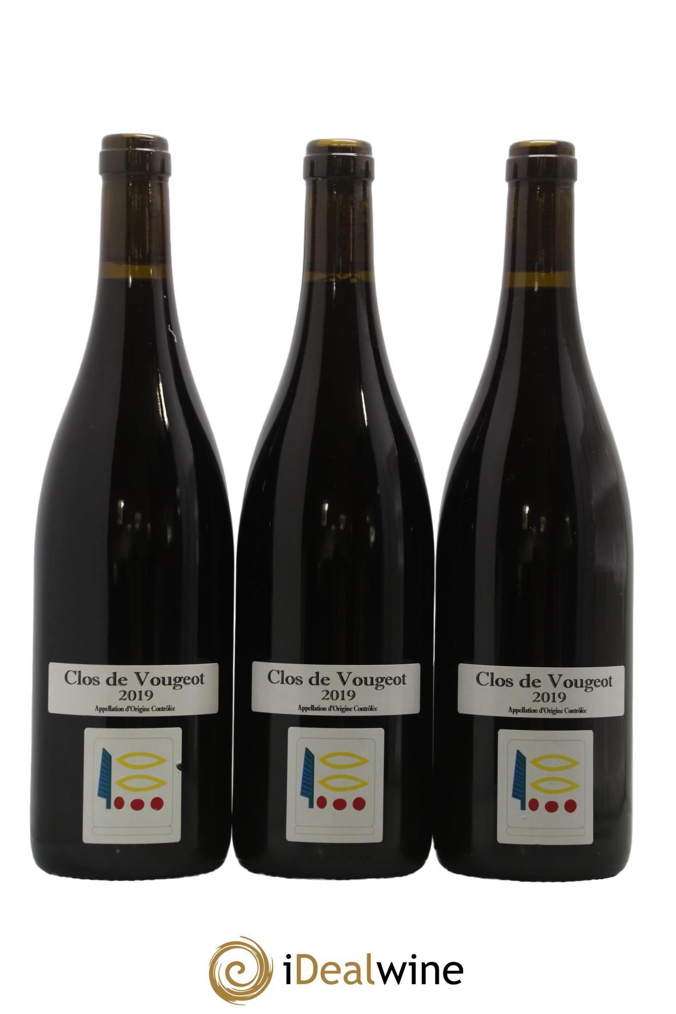 Clos de Vougeot Grand Cru Prieuré Roch 2019 - Lot de 3 bouteilles - 0
